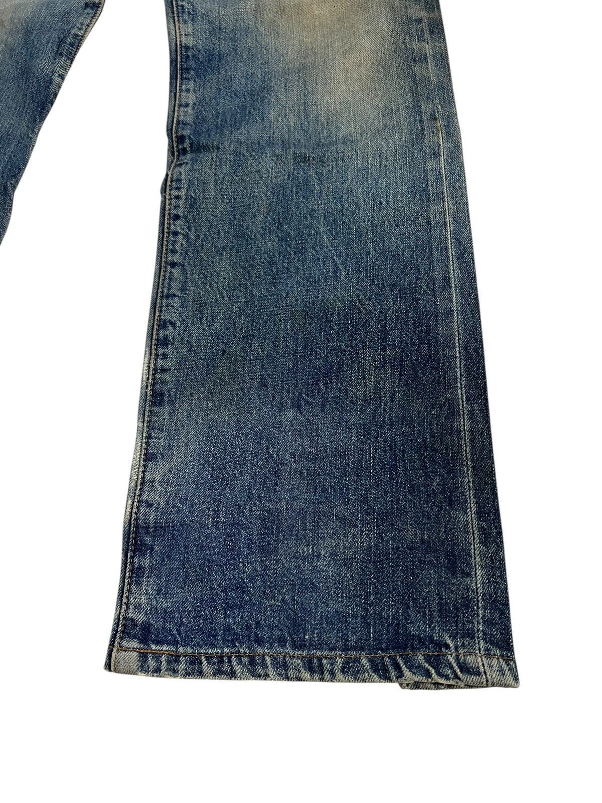 Levi's Vintage Levis 502 Big E Rusty Distress Selvedge Jean Size US 30 / EU 46 - 5 Thumbnail
