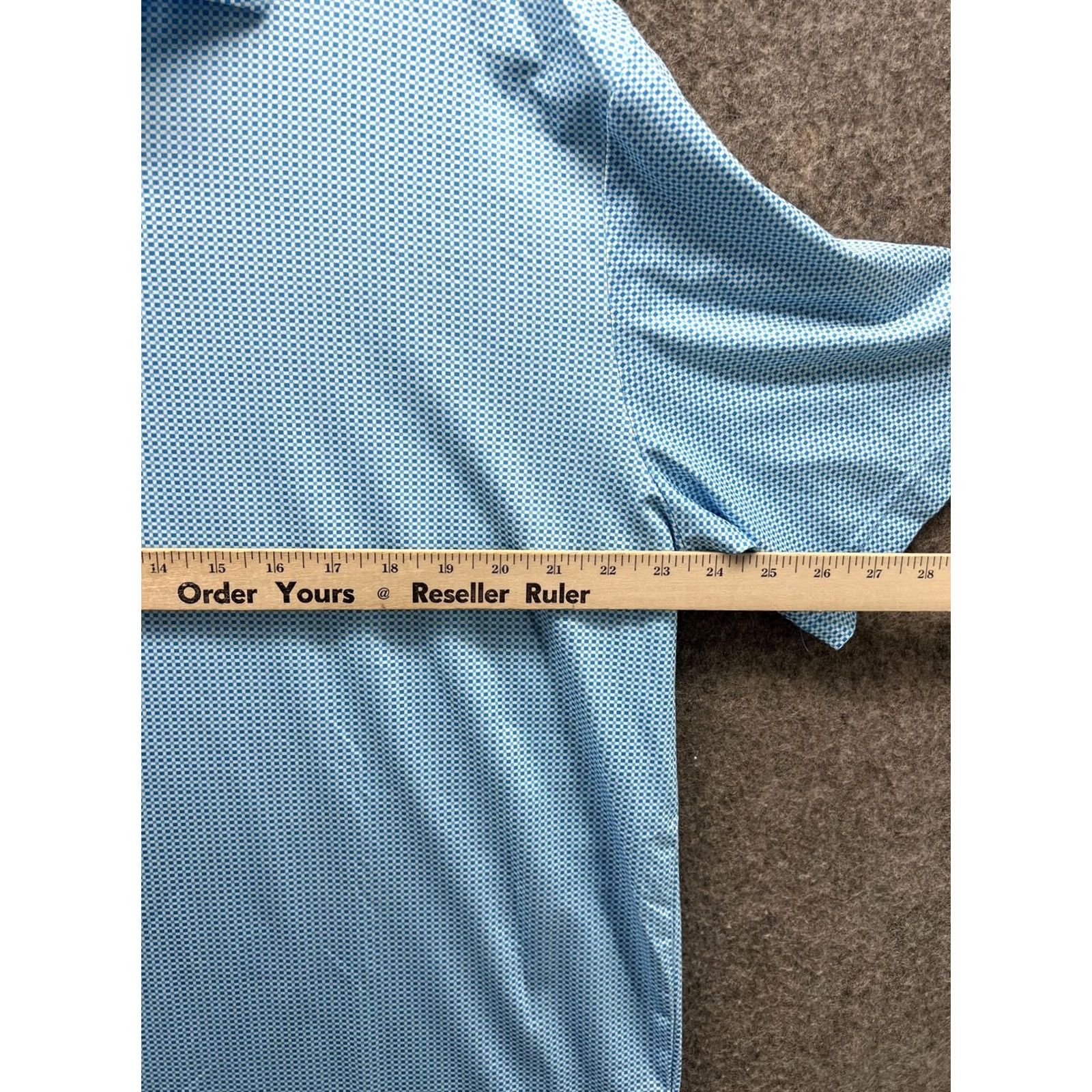 Callaway Callaway Polo Shirt Mens L Blue Gingham Opti-Dri Stretch Golf Performance Shirt Size US L / EU 52-54 / 3 - 5 Thumbnail