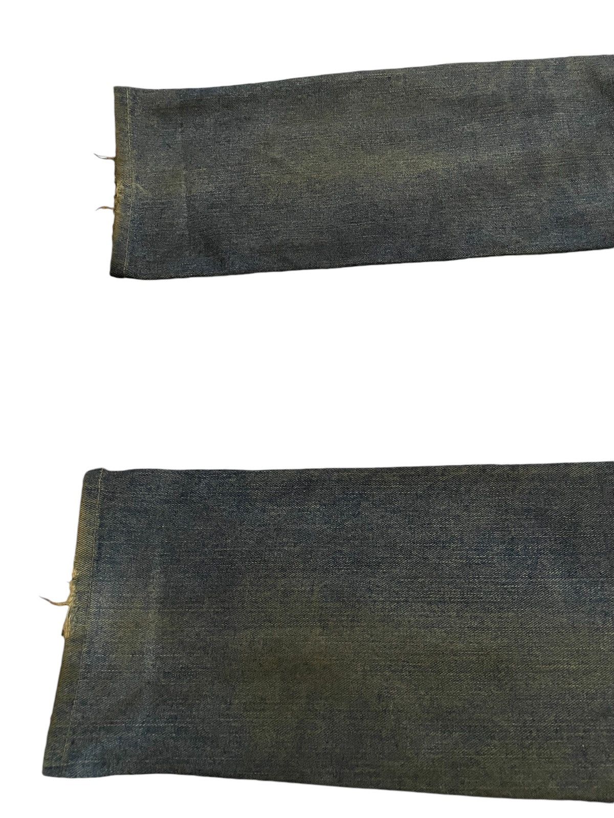 Edwin × GOSTAR DE FUGA × Hysteric Glamour Vintage Edwin 403 Mud Wash Distressed Straight Jeans Size US 29 - 11 Thumbnail
