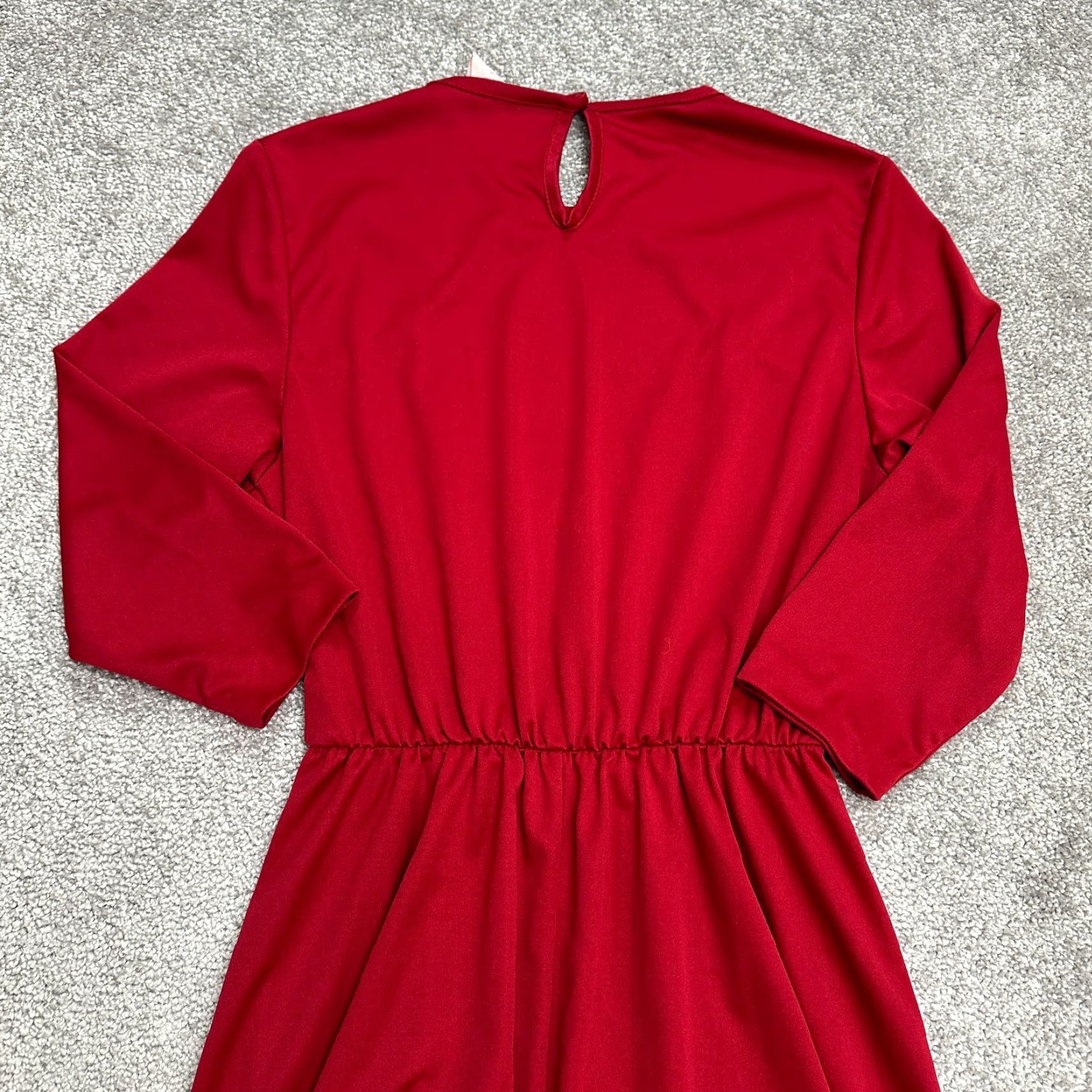 silk red dresses Late 1940s, Early 1950s Strapless Red Silk Satin Full Skirt Dress w Rh   Shrimpton Couture