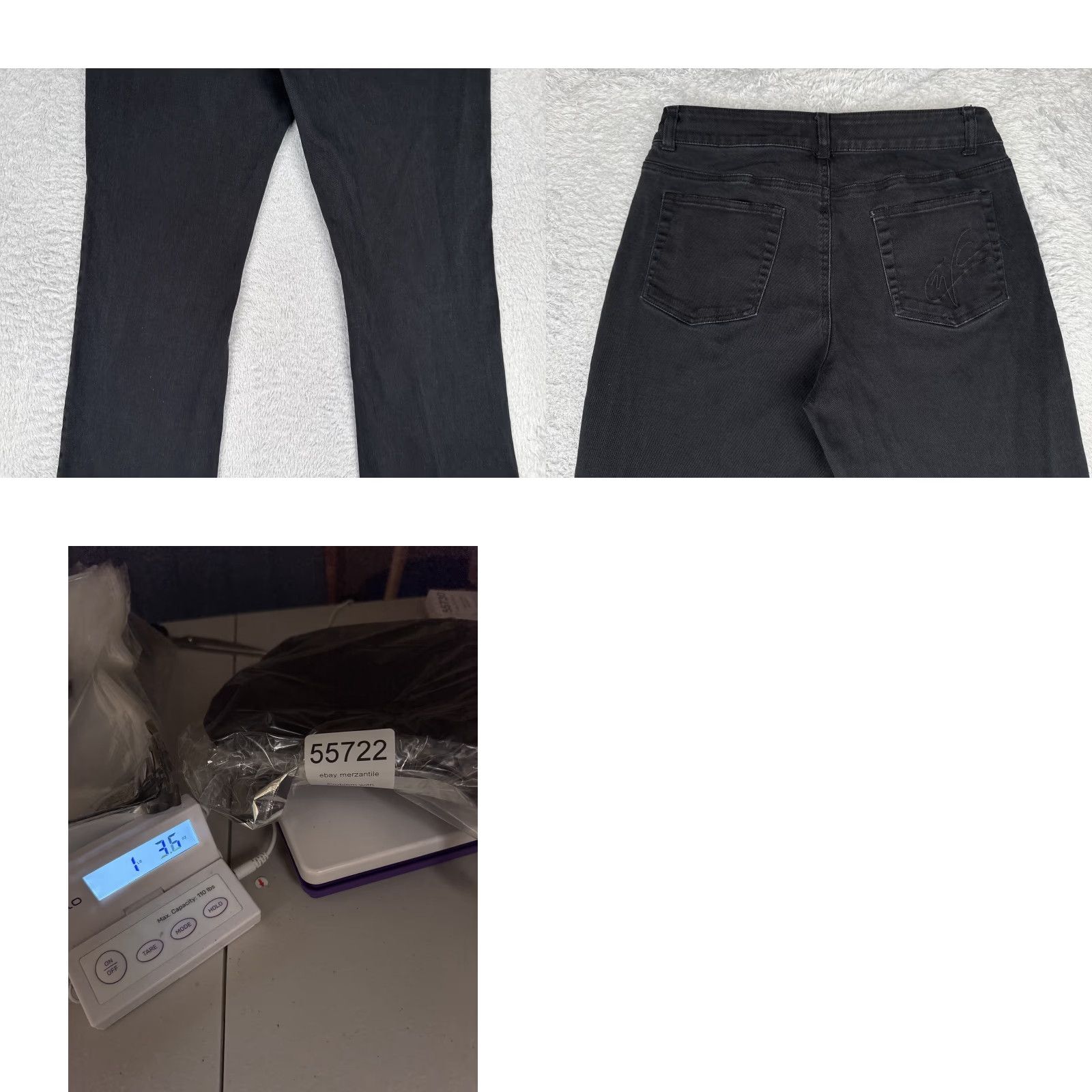 Coldwater Creek Coldwater Creek Jeans Womens Straight - 10 Black Dark Wash Mid Rise 30x31 - Denim Size 32" / US 10 / IT 46 - 10 Thumbnail