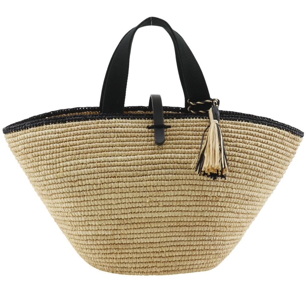 Other Other Jiyuku MAISON N.H PARIS Raffia Cotton Handbag Plant-based Handbag DUTY FREE for USA Size ONE SIZE - 1 Thumbnail