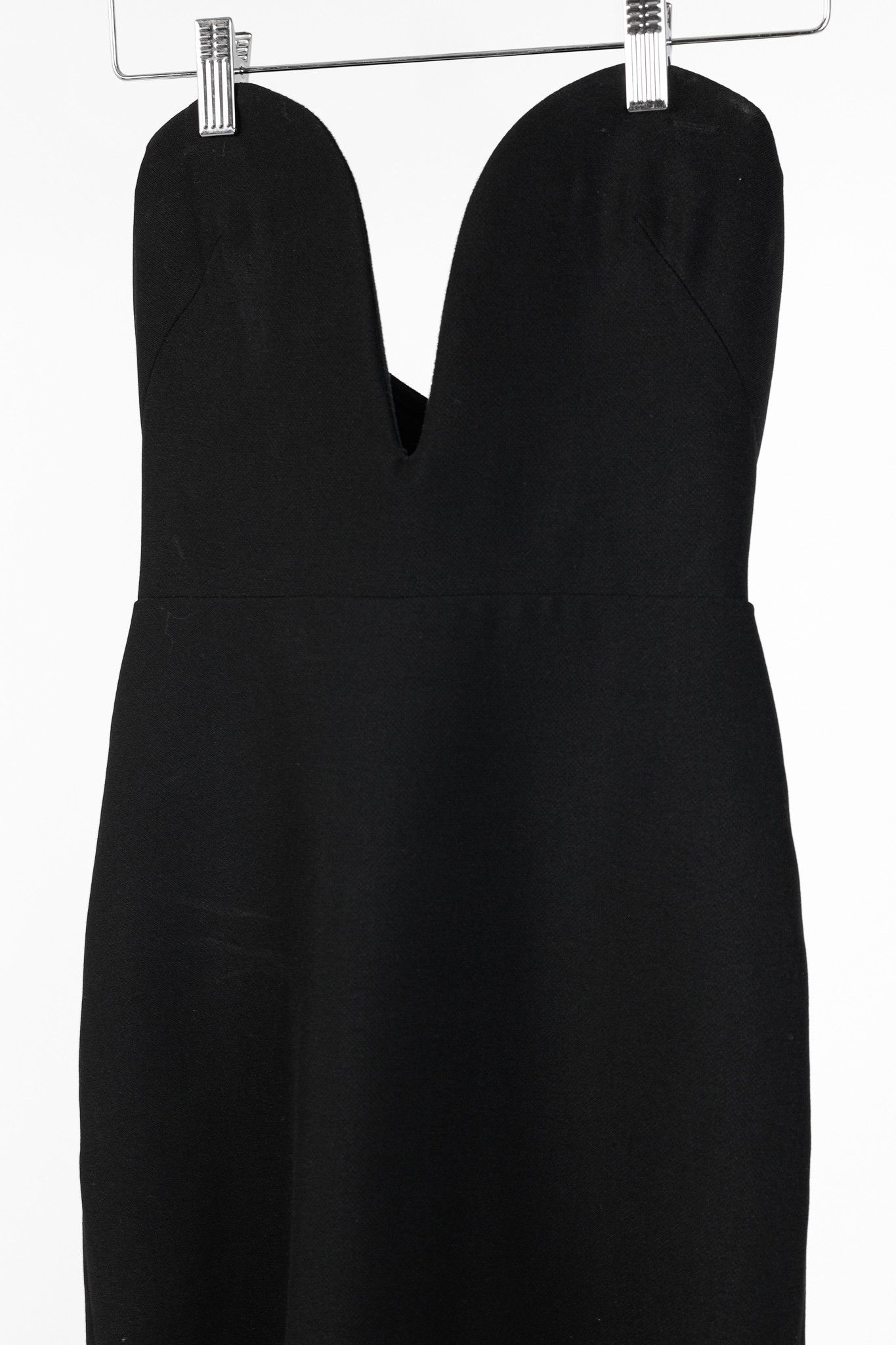 Veronica Beard Veronica Beard Colebrook Black Strapless Crepe Midi Dres Size XS / US 0-2 / IT 36-38 - 3 Thumbnail