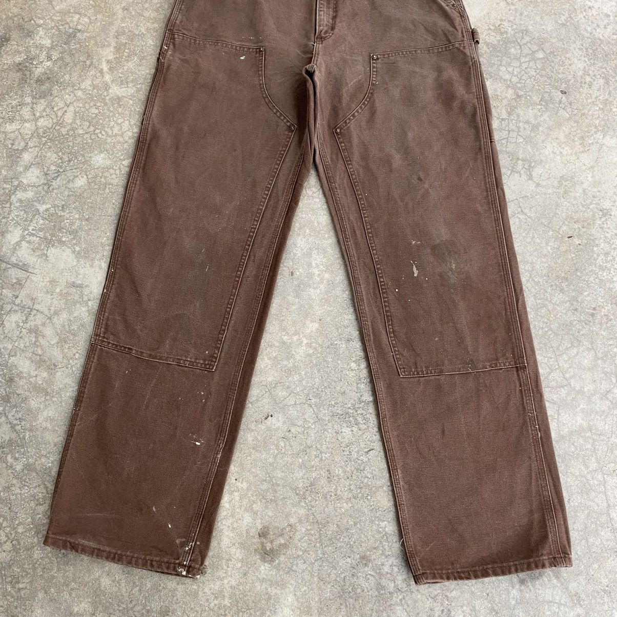 Carhartt Vintage Carhartt Double Knee Faded Brown Carpenter Pants Size US 34 / EU 50 - 3 Thumbnail