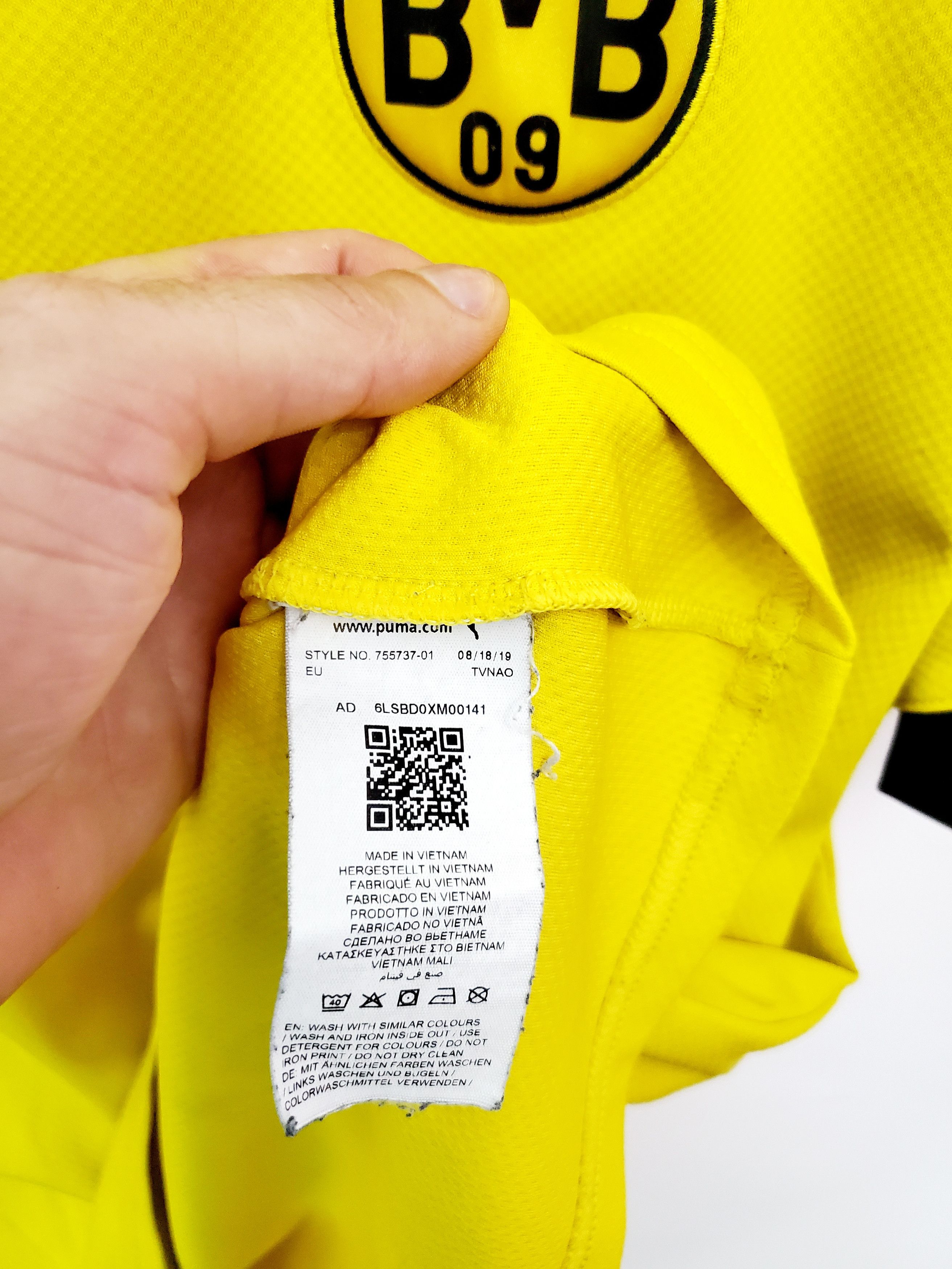 Puma Borussia Dortmund 2020 Home puma soccer jersey size XXL Size US XXL / EU 58 / 5 - 4 Thumbnail