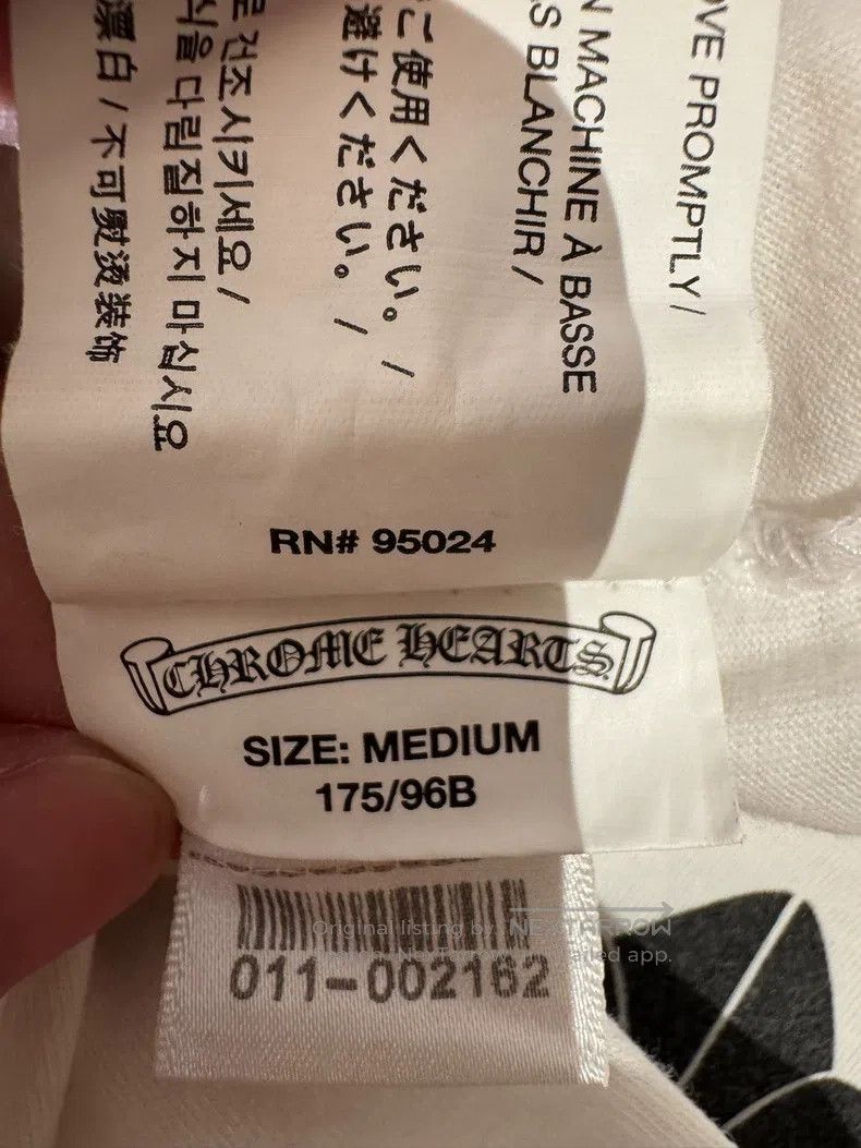 Chrome Hearts CHROME HEARTS Size M V-neck, white back, three scouts, shor Size US M / EU 48-50 / 2 - 5 Thumbnail