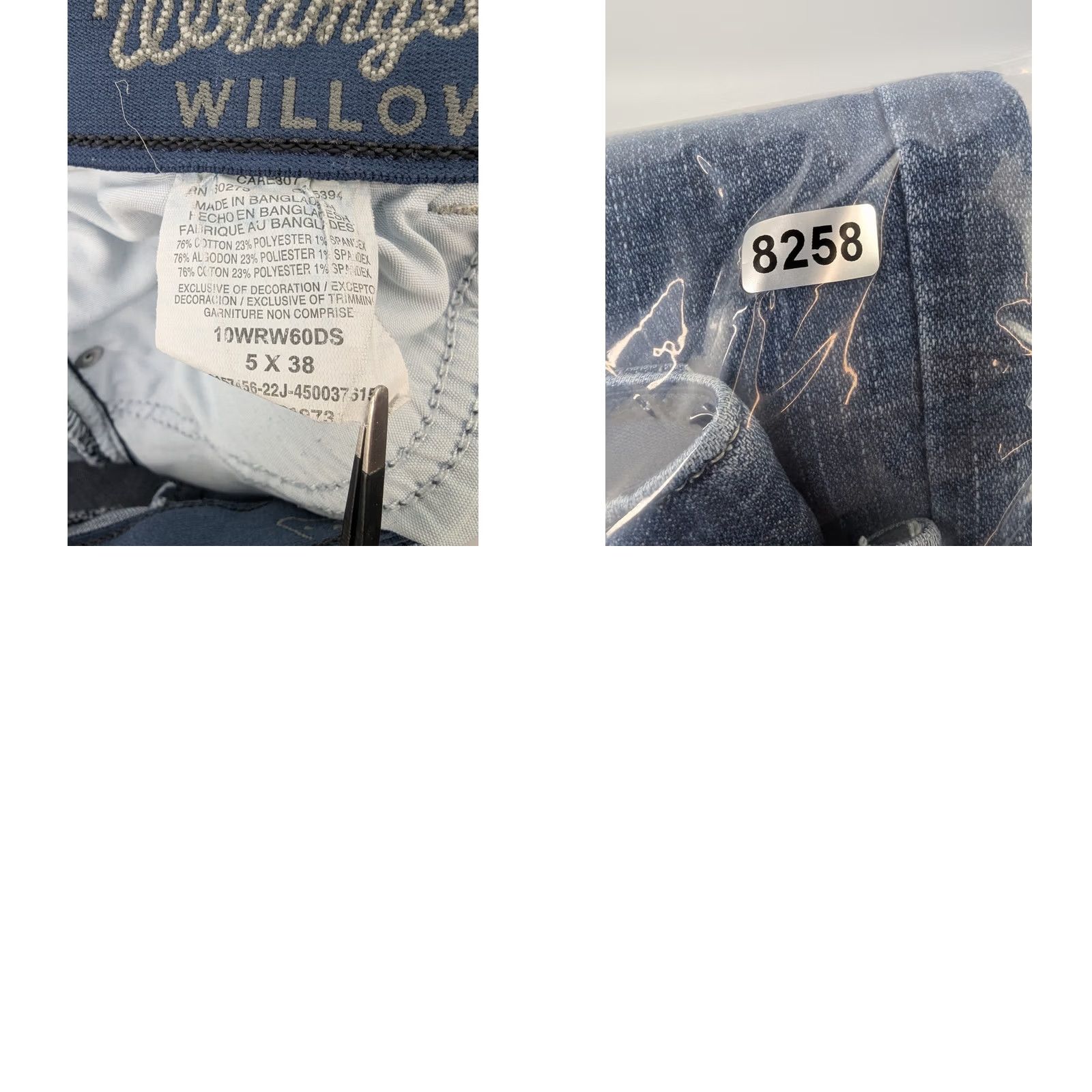 Wrangler Wrangler Willow Jeans Boots Cut Denim Stretch Ultimate Riding Jean Women Size 5 Blue 5-Pocket Design Size 27" / US 4 / IT 40 - 9 Thumbnail