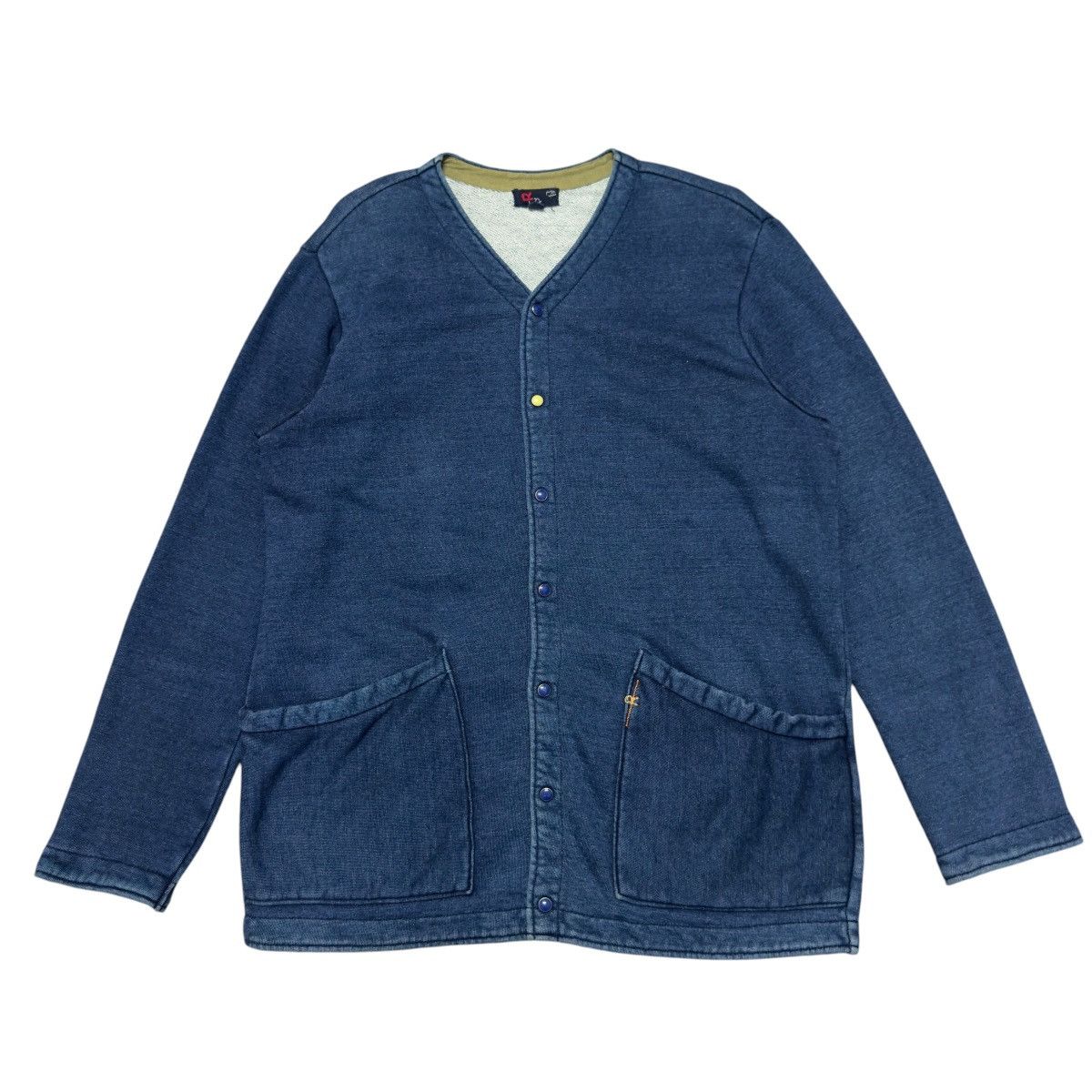 45rpm 45rpm Indigo Dyed Sweat Cardigan Size US M / EU 48-50 / 2 - 2 Thumbnail