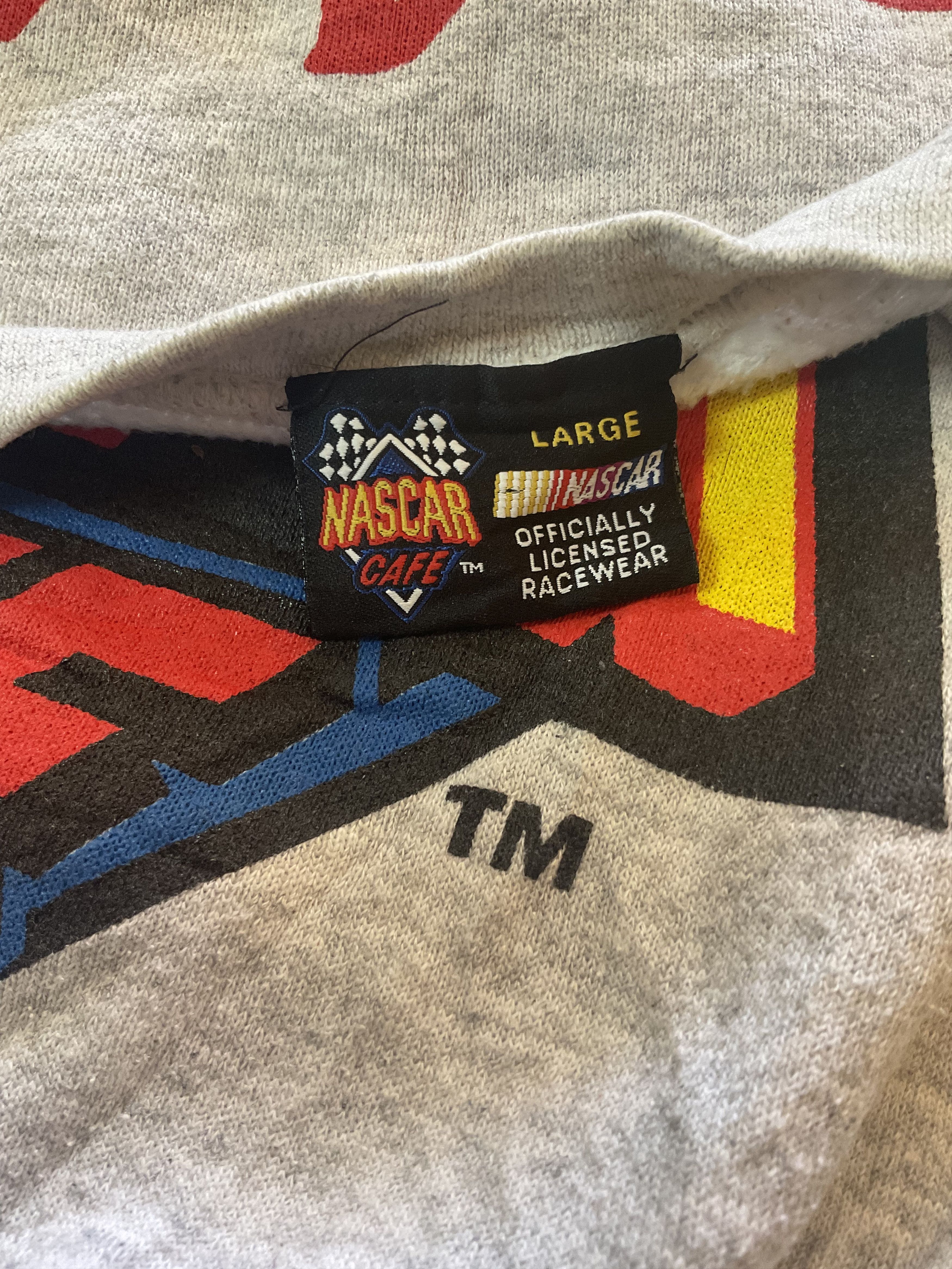 NASCAR Vintage NASCAR Cafe Myrtle Beach Big Print Sweatshirt Size US L / EU 52-54 / 3 - 3 Thumbnail