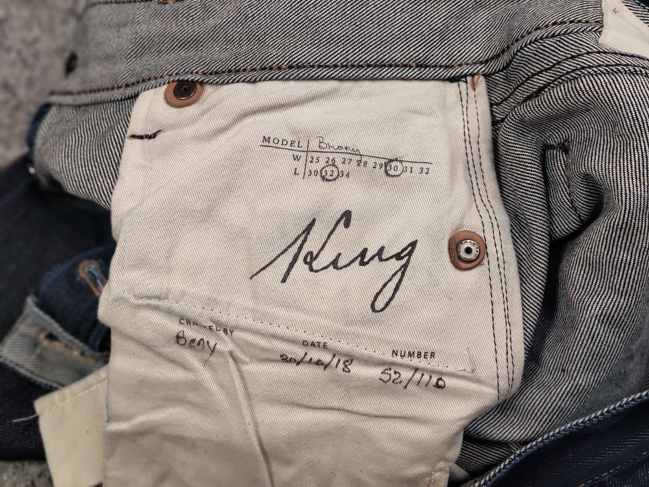 King & Tuckfield King & Tuckfield 13oz Japan Handcrafted Selvedge Denim Jeans Size US 30 / EU 46 - 17 Thumbnail
