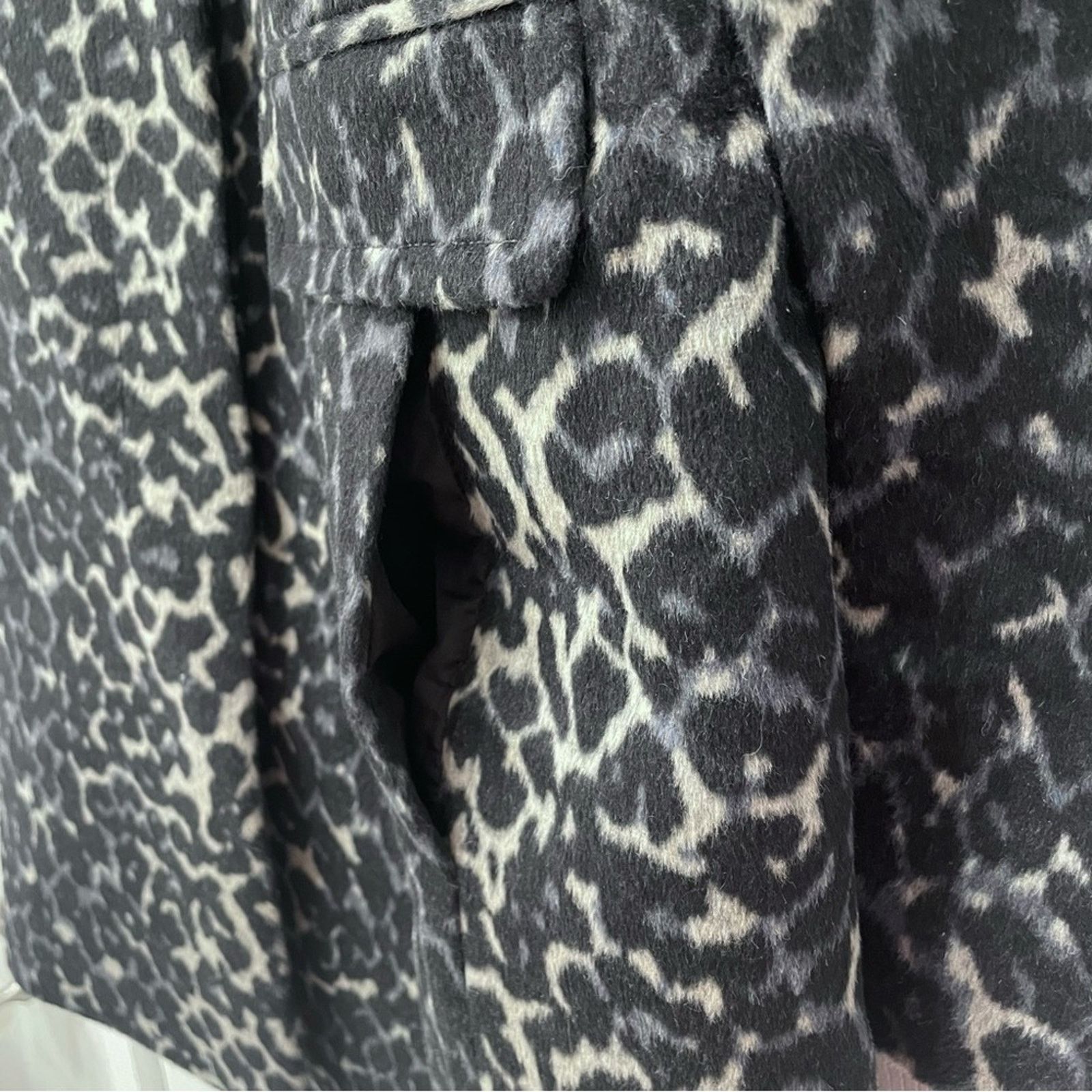Loft Ann Taylor LOFT Animal Print Coat Size M / US 6-8 / IT 42-44 - 5 Thumbnail