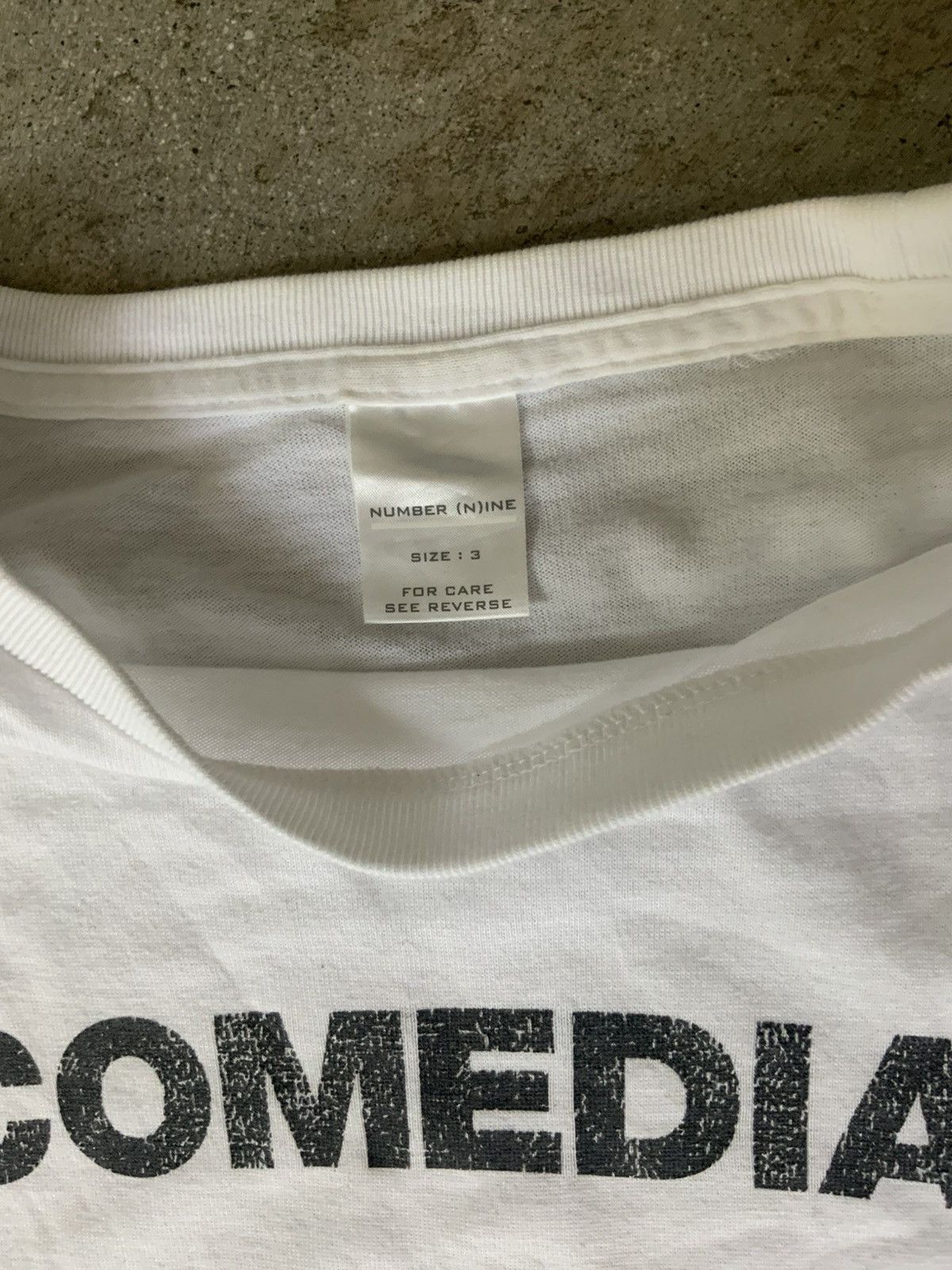 Number (N)ine ARCHIVE NUMBER NINE COMEDIAN TEE Size US L / EU 52-54 / 3 - 2 Thumbnail