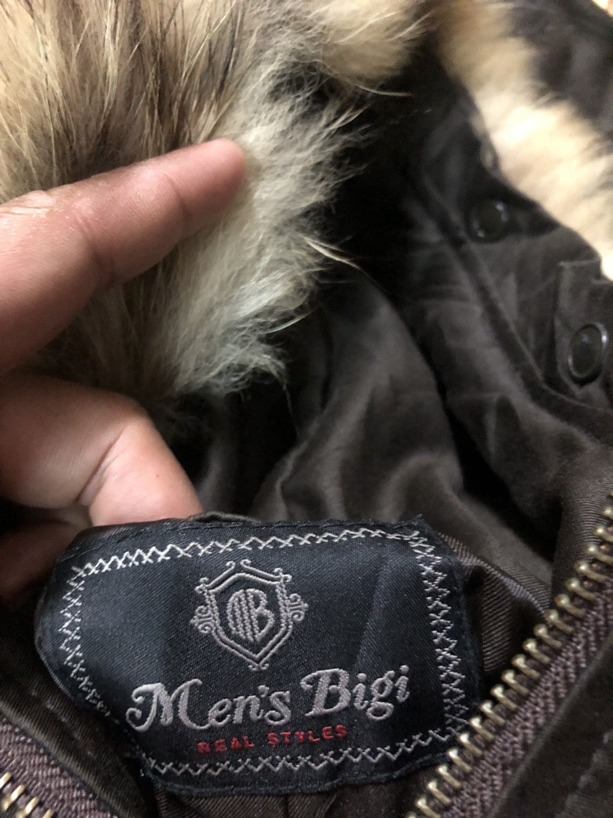 BIGI Men’s Bigi Raccoon fur Lgb inspired Hooded Parkas Size US S / EU 44-46 / 1 - 3 Thumbnail
