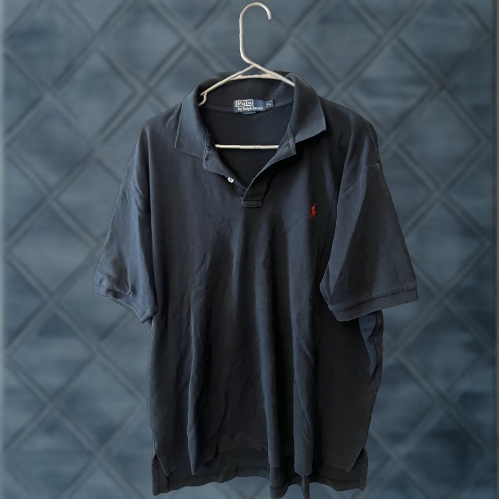 Polo Ralph Lauren Polo Ralph Lauren Polo Shirt Black W/ Pony Size XL Mens Vintage Polo Shirt Black XL Mens Polo Ralph Lauren Vintage Size US XL / EU 56 / 4 - 1 Thumbnail