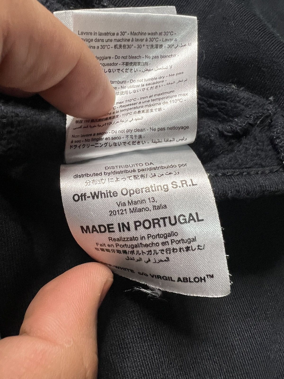 Off-White Off-White Chest print Oversized Backless Sweatshirr Size XS / US 0-2 / IT 36-38 - 9 Thumbnail