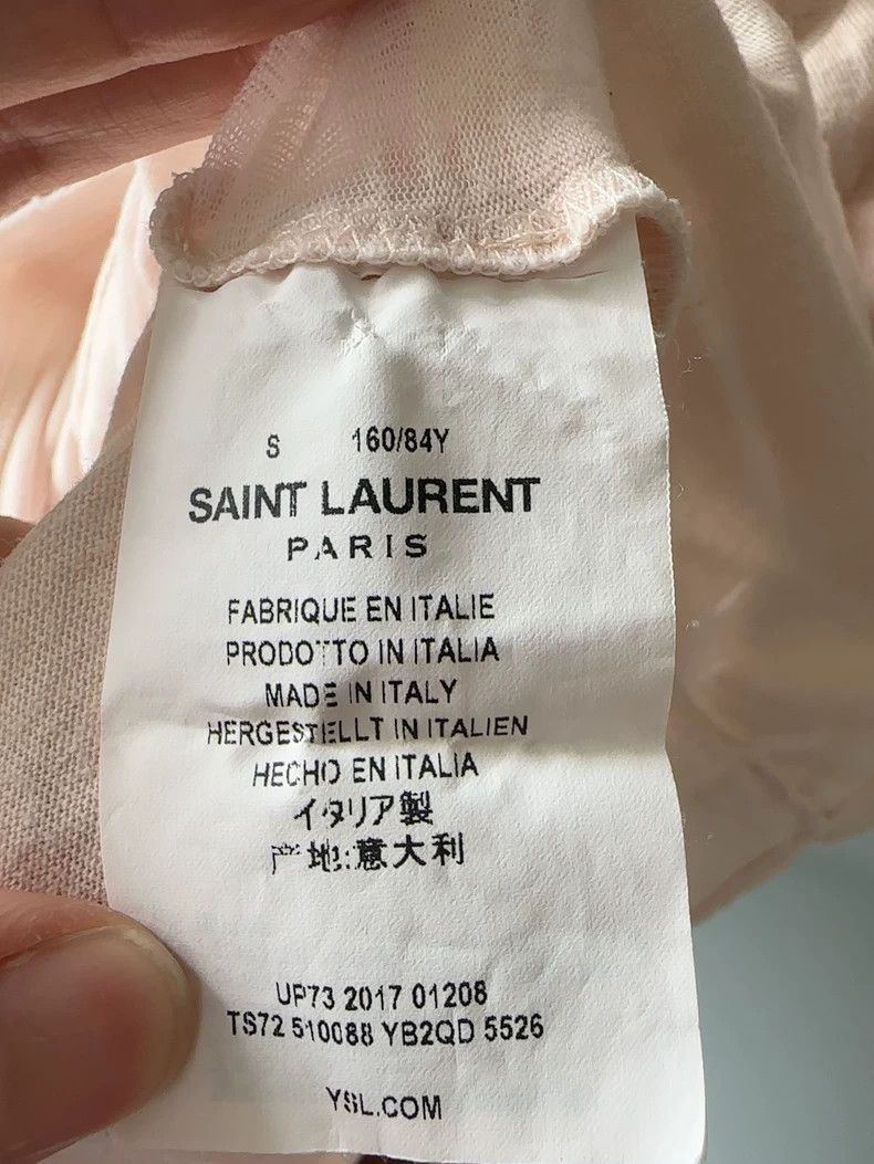 Saint Laurent Paris Saint laurent paris Pink short sleeve T-shirt 2506-Nextarro Size US S / EU 44-46 / 1 - 3 Thumbnail