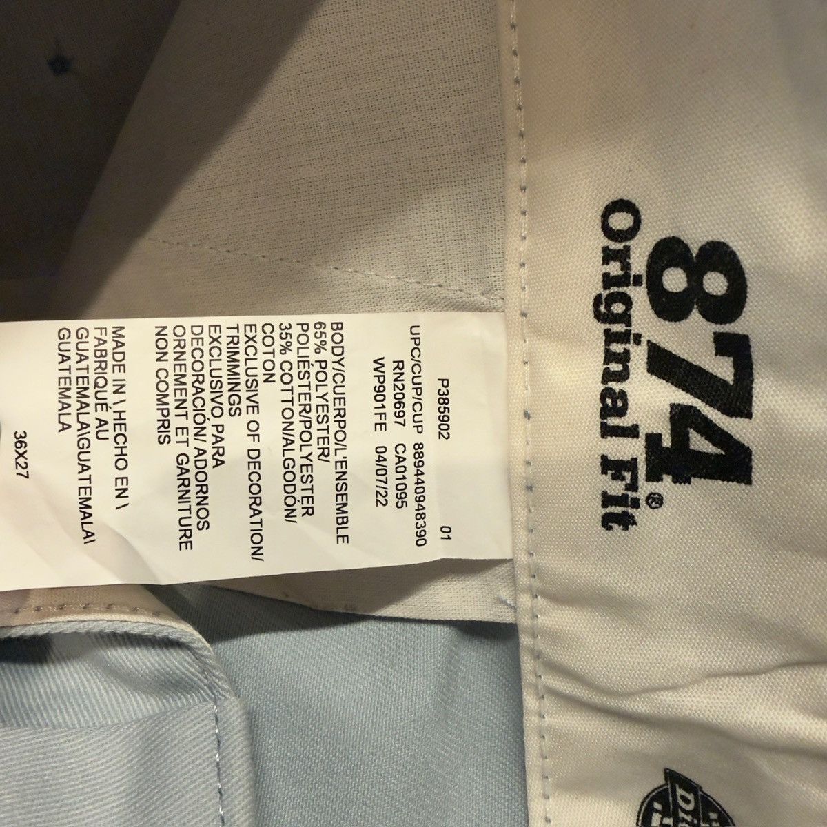 Dickies Light blue dickies 874 pant Size US 36 / EU 52 - 3 Thumbnail