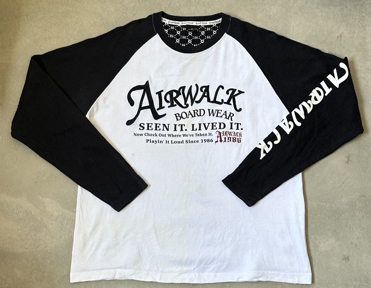 Airwalk VINTAGE AIRWALK Y2K RAGLAN TEE Size US L / EU 52-54 / 3 - 2 Thumbnail