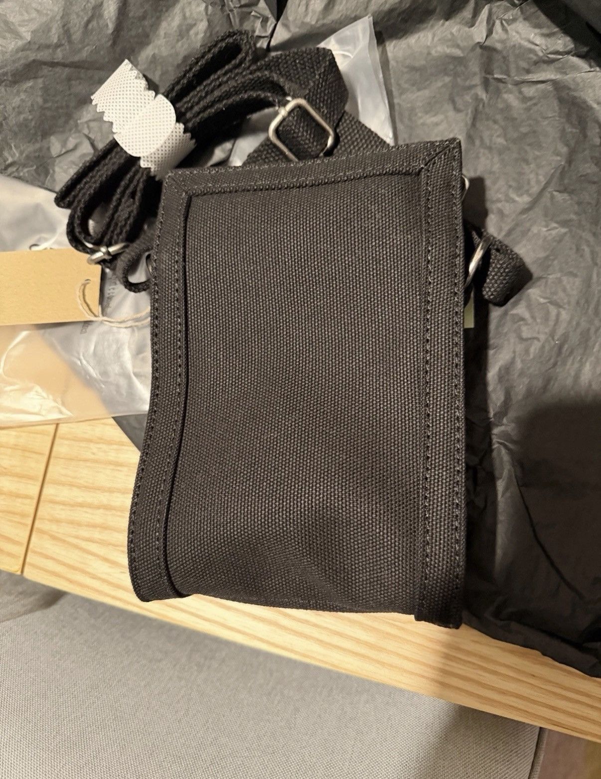 A.P.C. A.P.C. Recuperation Crossbody/Neck Pouch NOIR - AUTHENTIC Size ONE SIZE - 2 Thumbnail