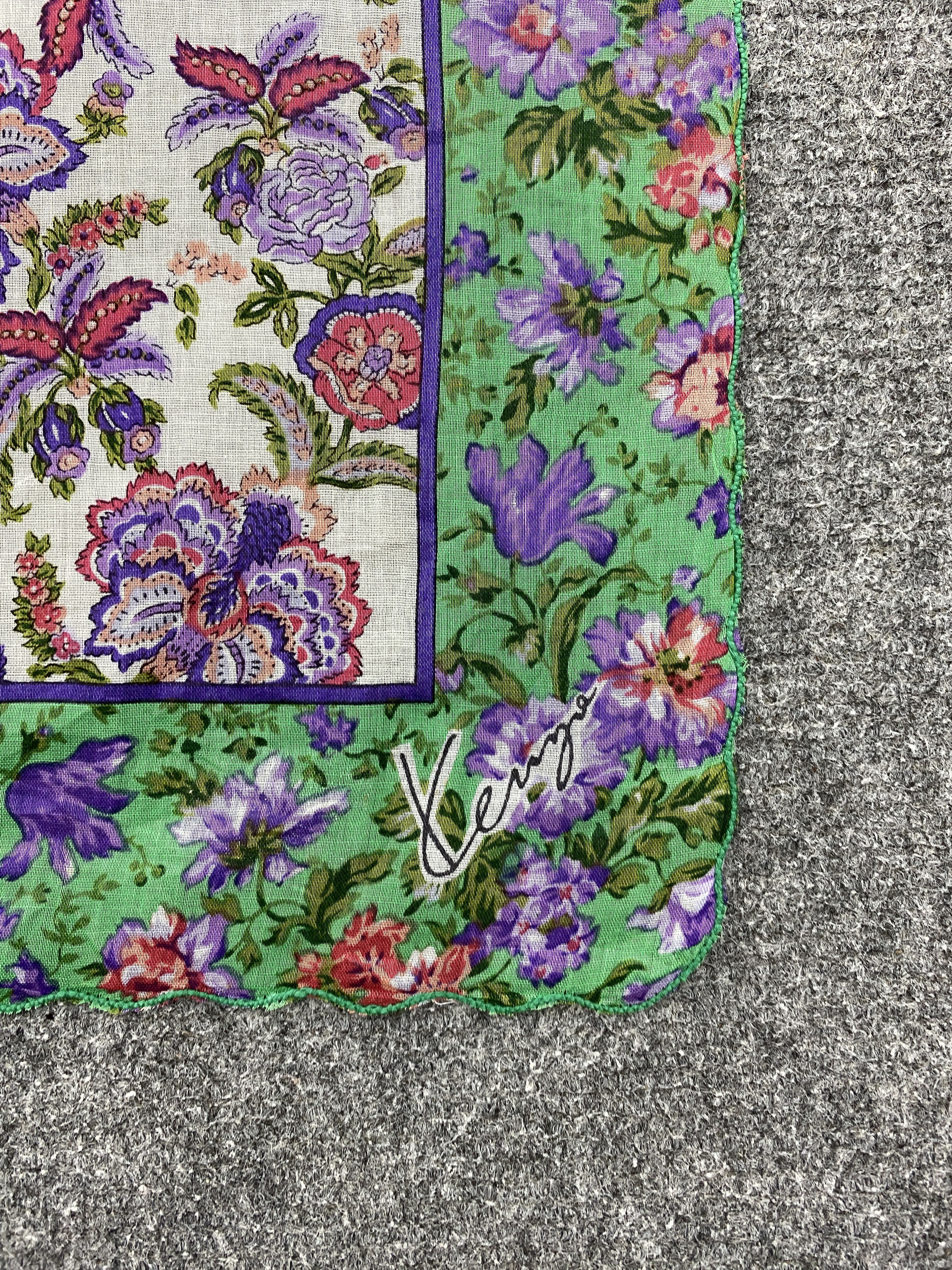 Kenzo Vintage Kenzo Handkerchief / Neckerchief / Bandana HKC0869 Size ONE SIZE - 5 Thumbnail