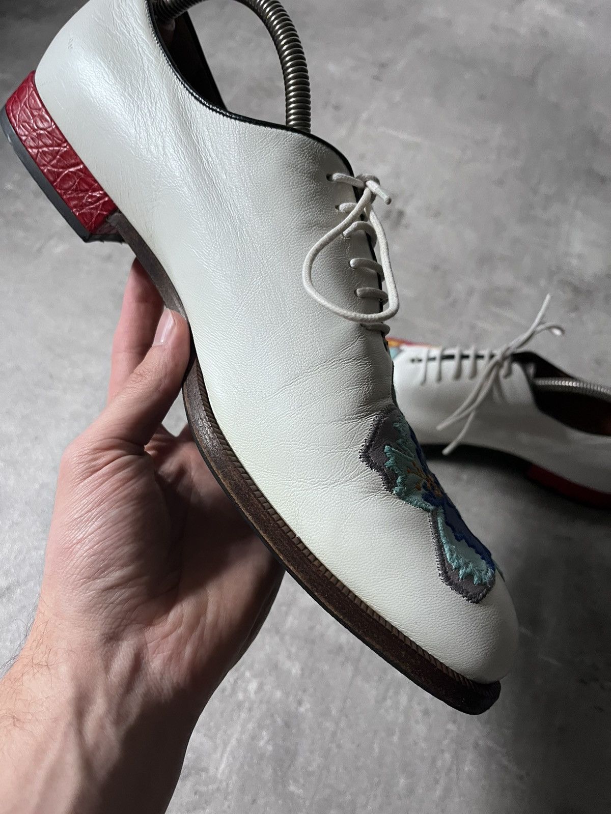 Gucci Gucci by Alessandro Michele floral leather boots Size US 9 / EU 42 - 6 Thumbnail