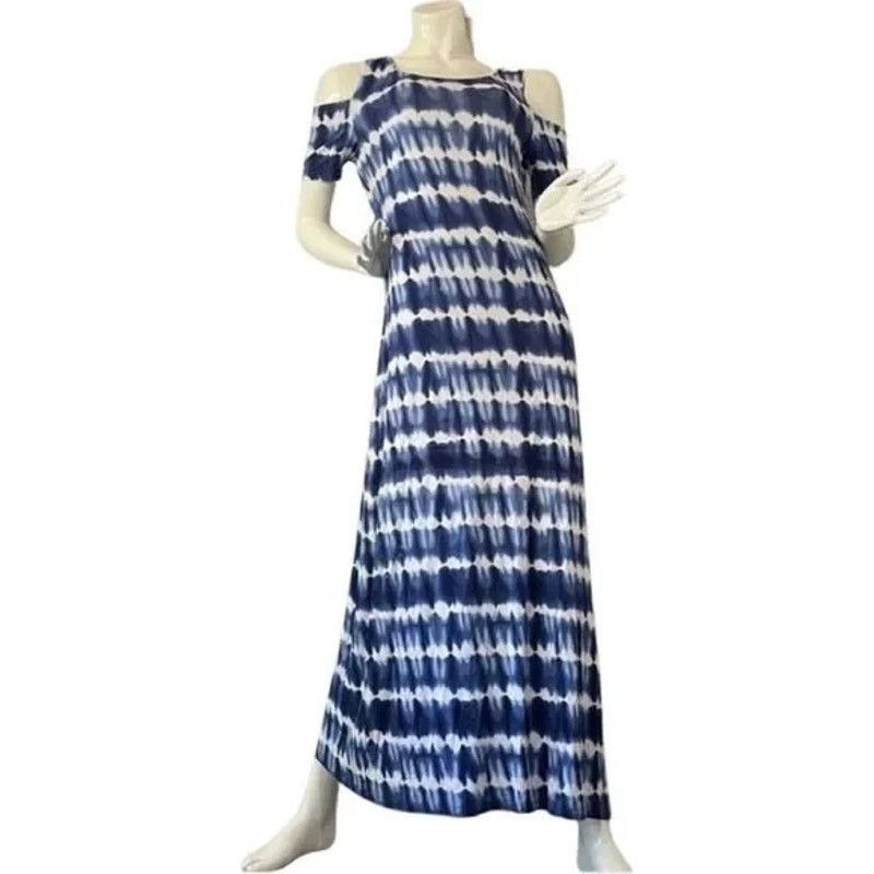 Nordstrom Design History | Cold Shoulder Lotus Pink Tie-Dye Maxi Dress |  Grailed