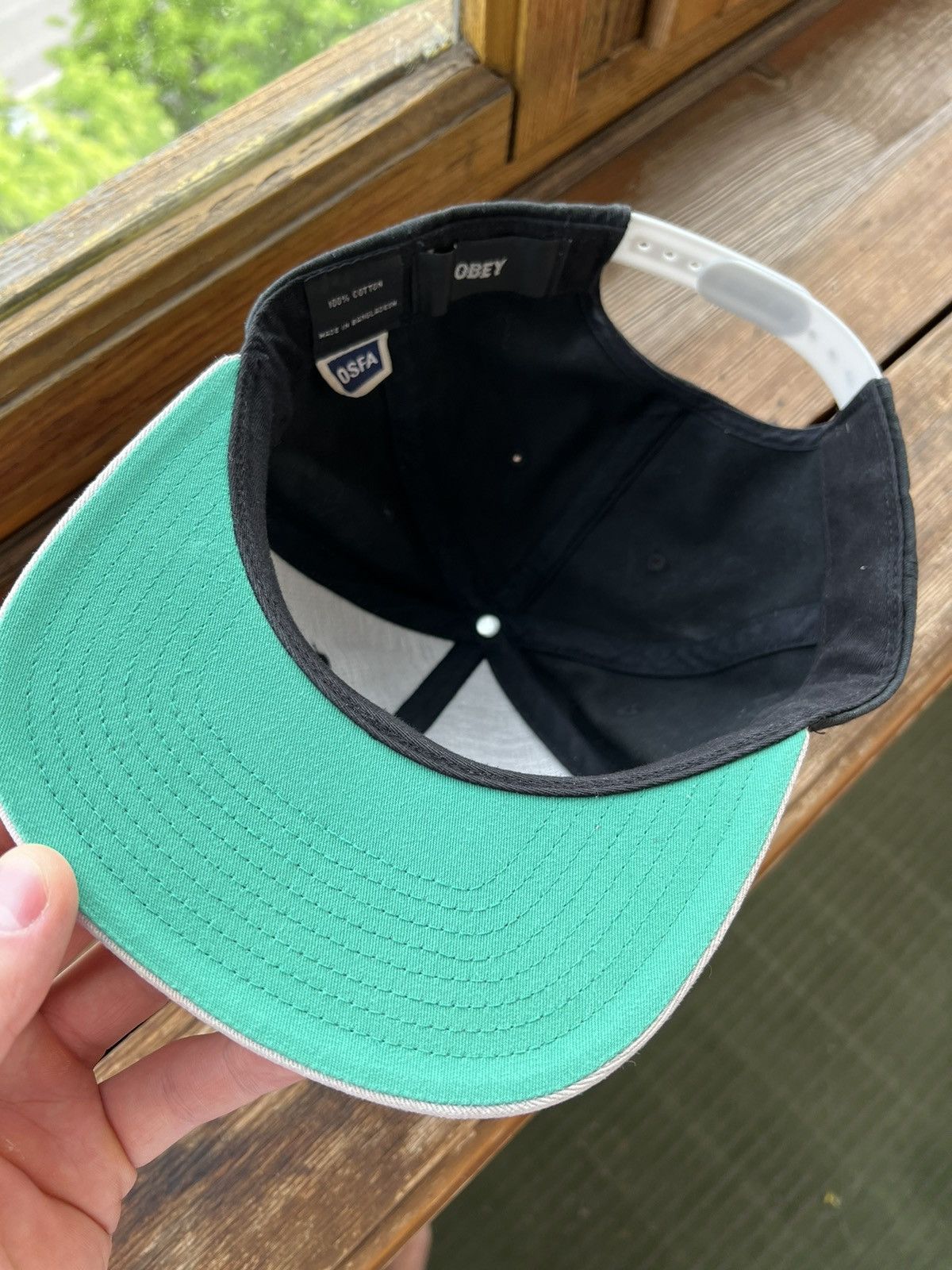 Vintage Vintage Obey Snapback Cap Big Logo Baseball Size ONE SIZE - 13 Thumbnail