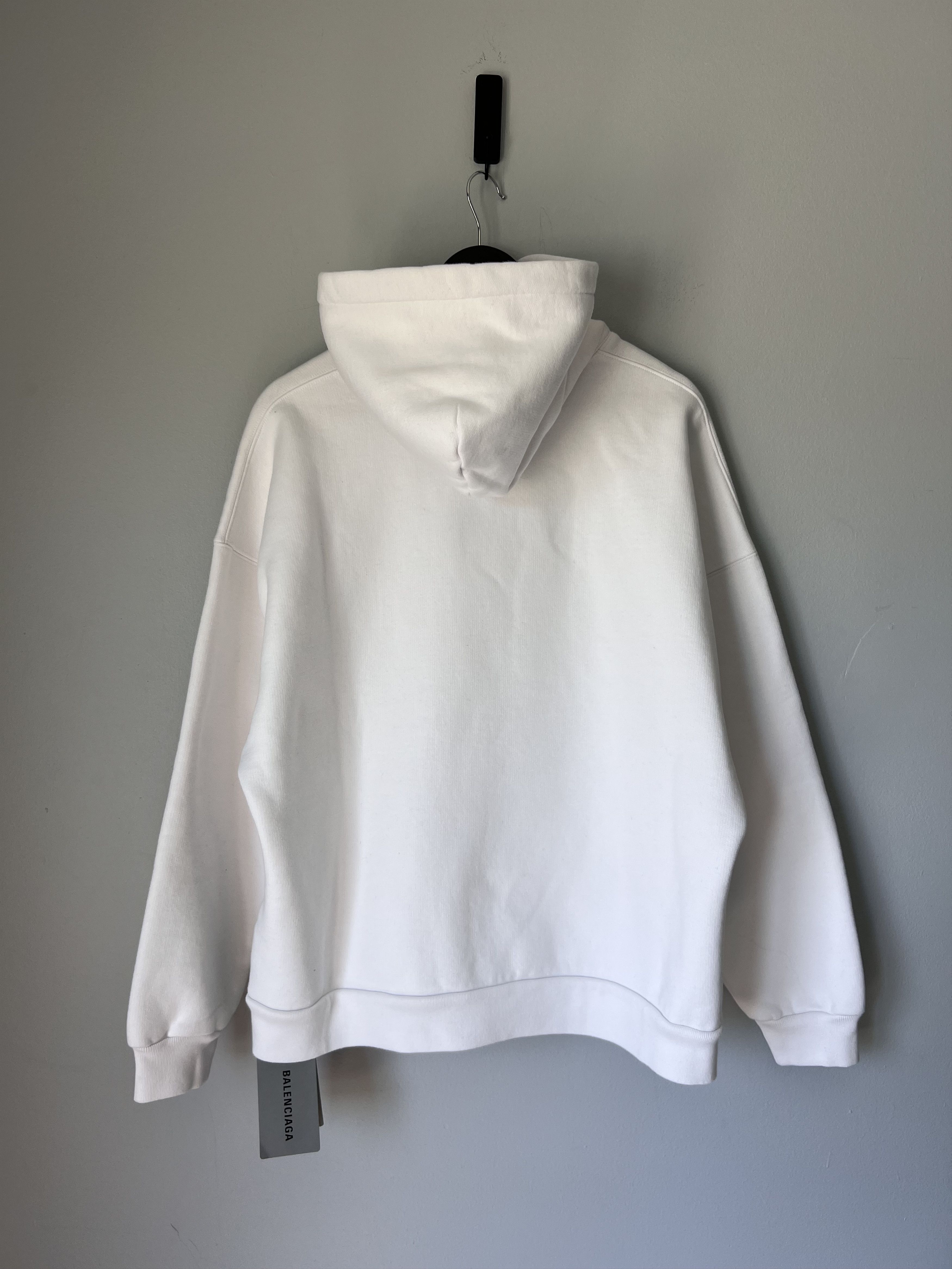 Balenciaga Balenciaga Slime Logo Hoodie in White Pink Size US S / EU 44-46 / 1 - 5 Thumbnail