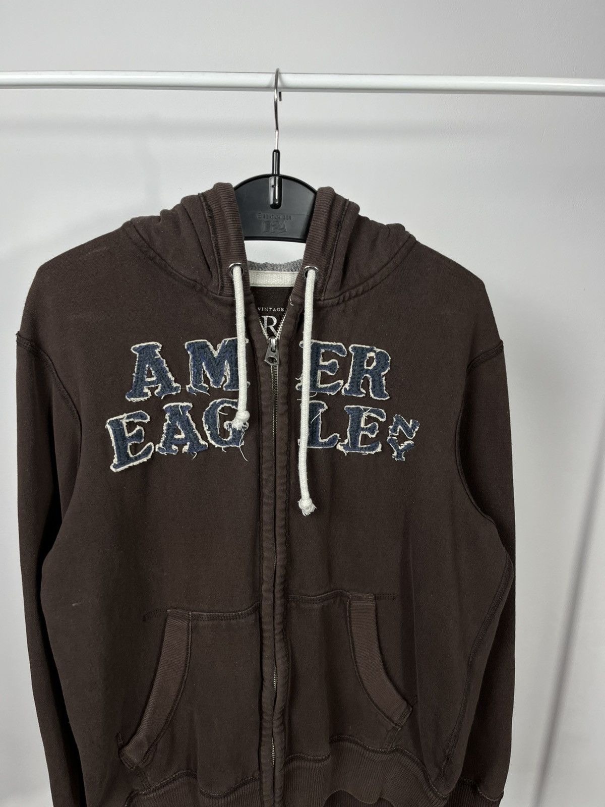 Other Vintage American Eagle Hoodie Zip Up Distressed M Faded Men Size US M / EU 48-50 / 2 - 2 Thumbnail