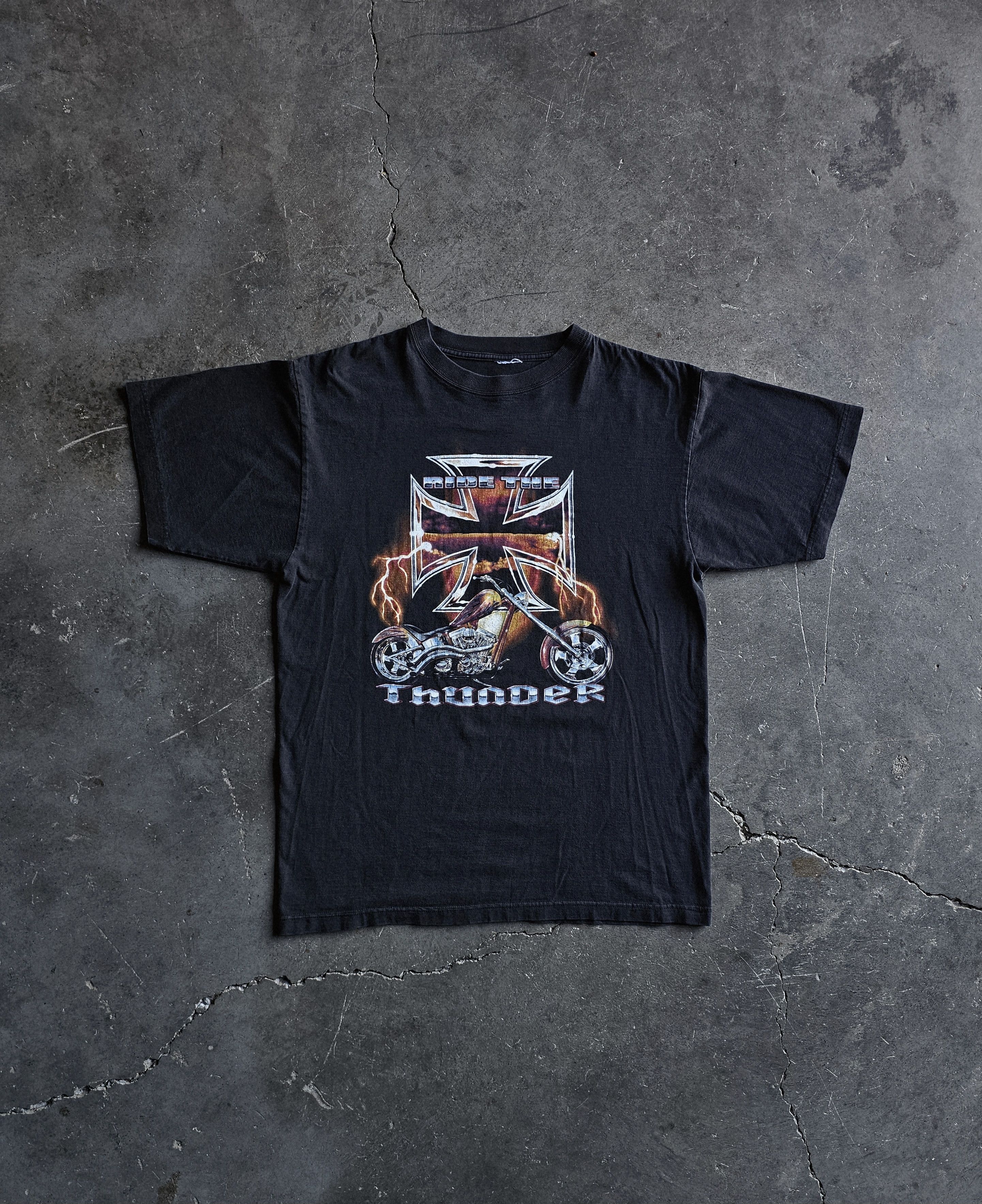 Other vintage faded ride the thunder chopper tee Size US L / EU 52-54 / 3 - 2 Thumbnail