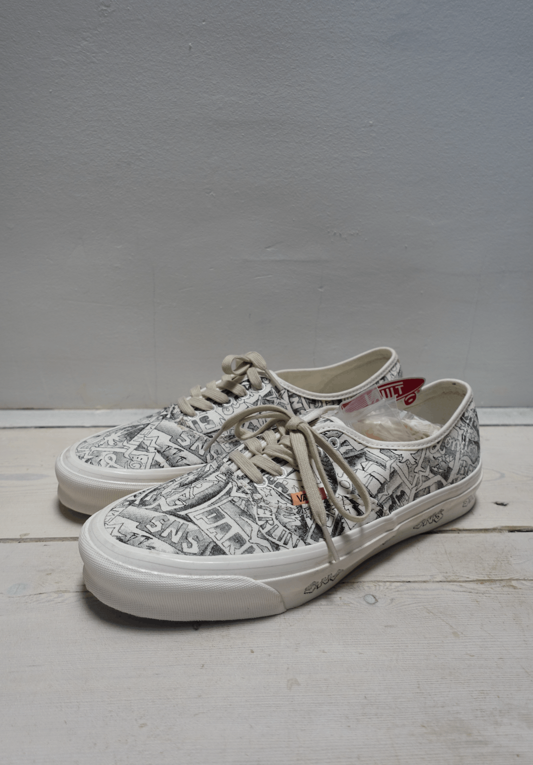 image of Vans Sneakersnstuff X Vault OG Authentic Lx 'venice` in White/Cream, Men's (Size 10.5)