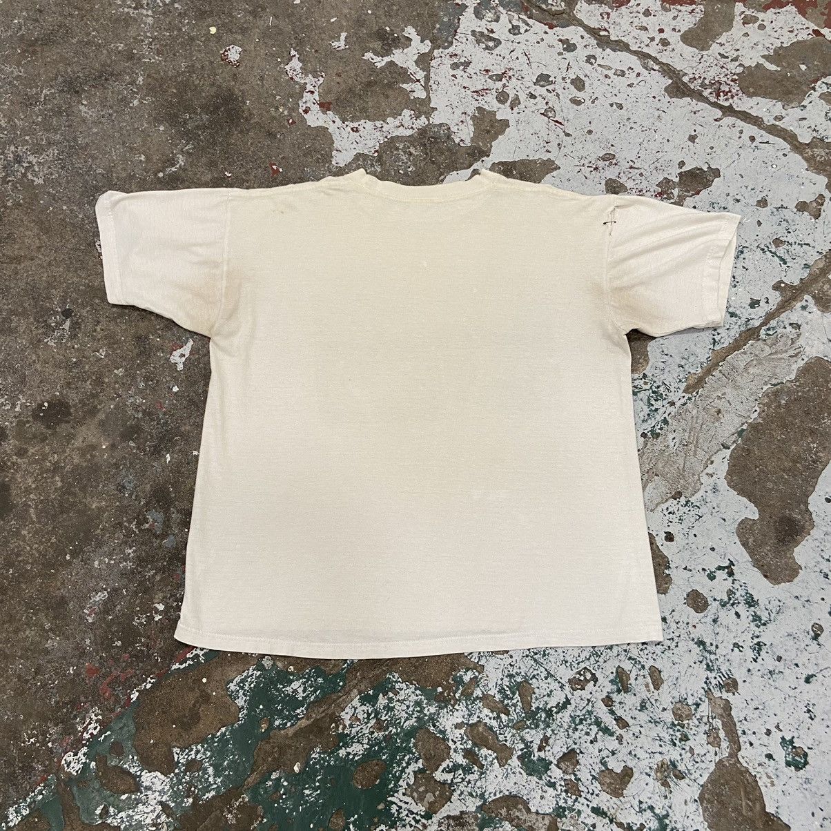 Vintage Vintage 1990s Hollywood White Boxy Graphic Tee Size US M / EU 48-50 / 2 - 7 Thumbnail