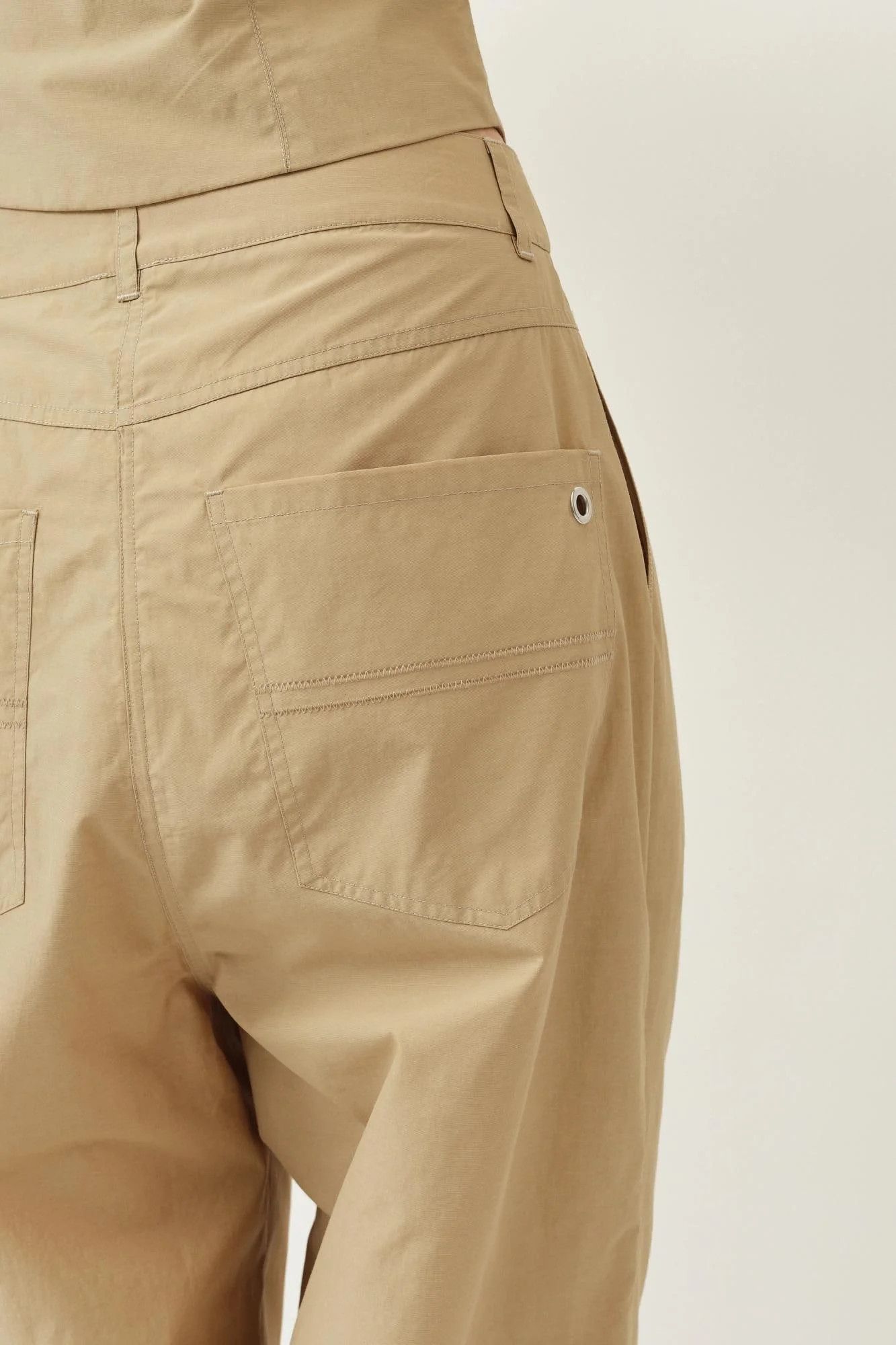Saks Potts o1s22i1n0924 Lele Pant in Beige Size 27" / US 4 / IT 40 - 11 Thumbnail