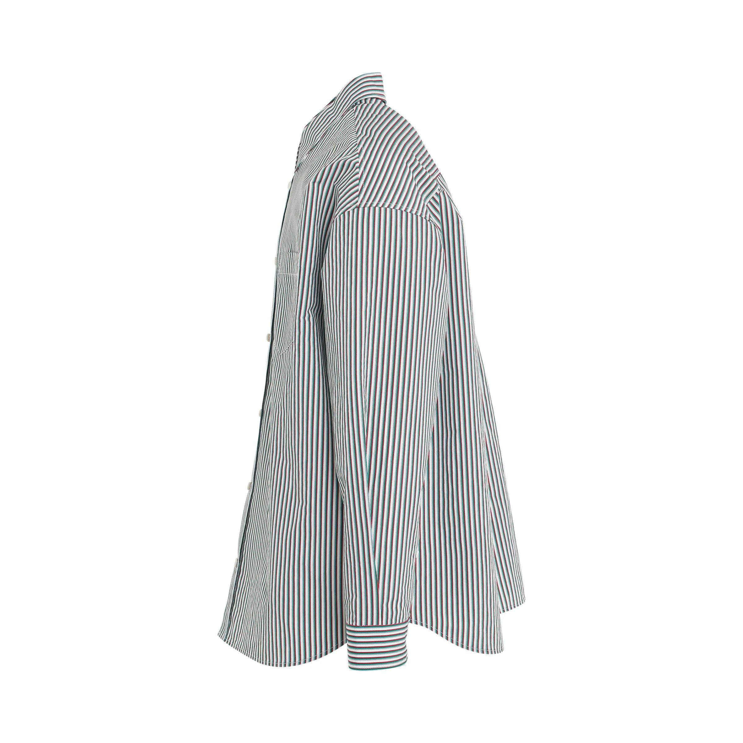 Juun.J o1mris0824 Stripe Classic Shirt in White Size US S / EU 44-46 / 1 - 3 Thumbnail