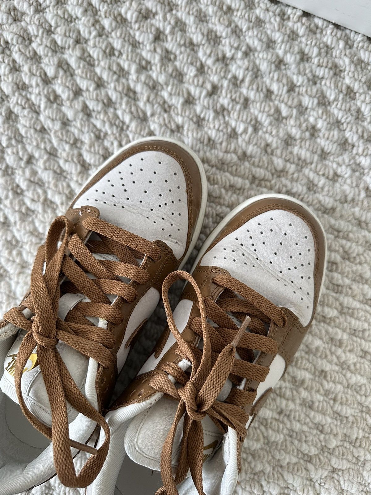 Nike Nike Dunk Low “Brown Ostrich” Sneaker Size US 5 / IT 35 - 4 Thumbnail