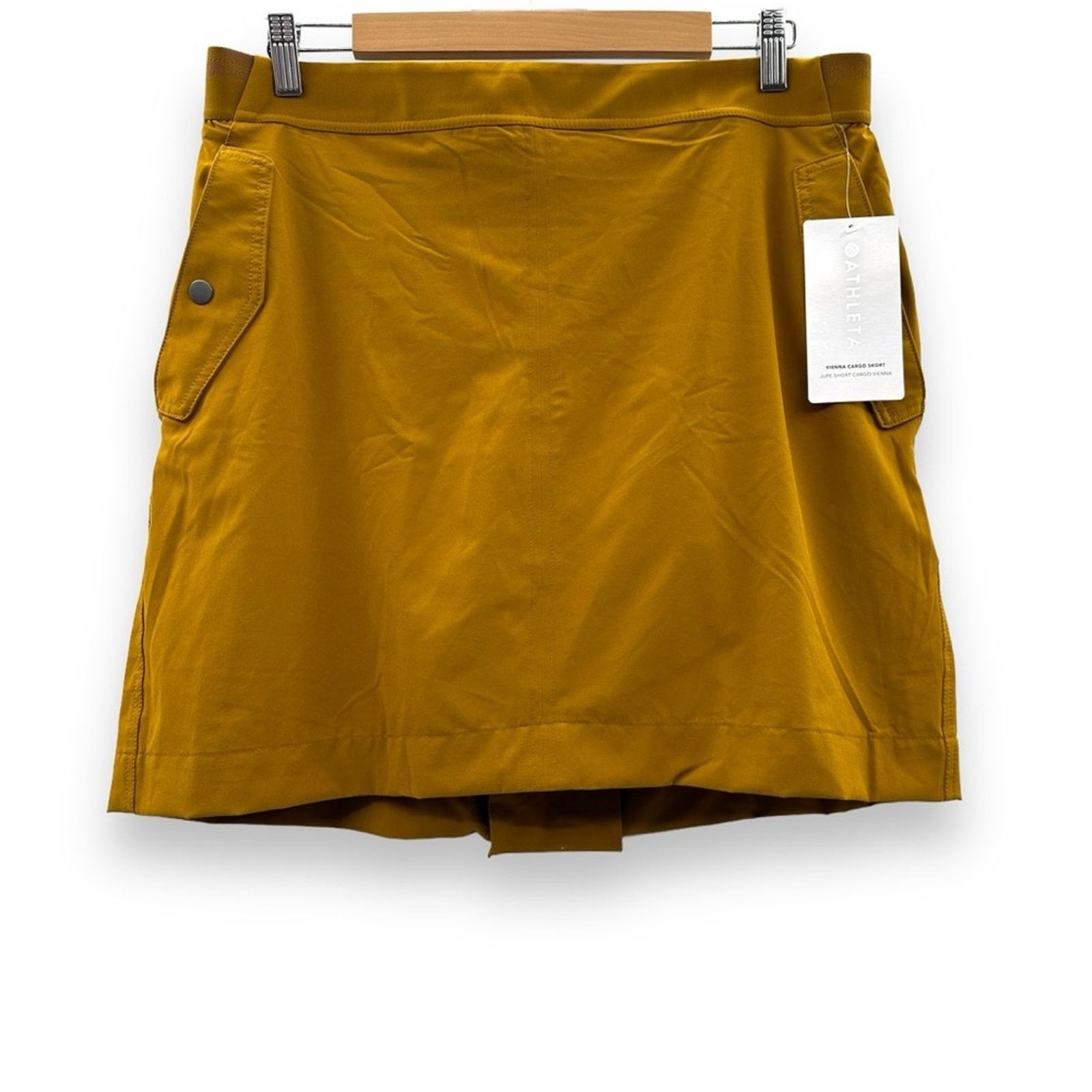 Athleta Athleta Vienna Jupe Cargo Skort in Brass Yellow Size 16 Size 38" / US 16 / IT 52 - 3 Thumbnail