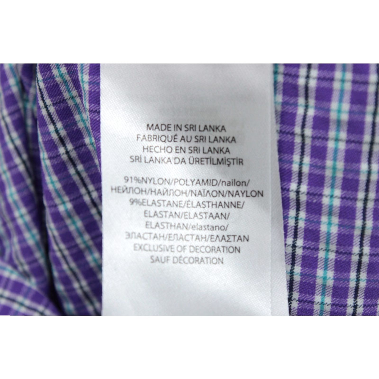 Polo Ralph Lauren Polo Ralph Lauren Performance Shirt Button-Down Purple Check Mens Medium Size US M / EU 48-50 / 2 - 6 Thumbnail