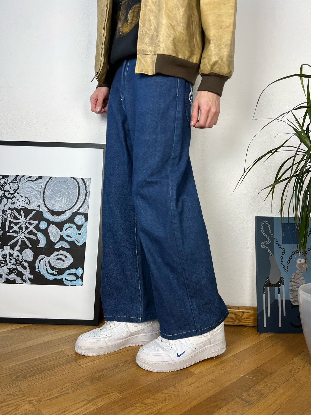 Eminem Crazy Vintage Baggy Eminem Rap Jeans JNCO Style Polar Skate Size US 30 / EU 46 - 9 Thumbnail