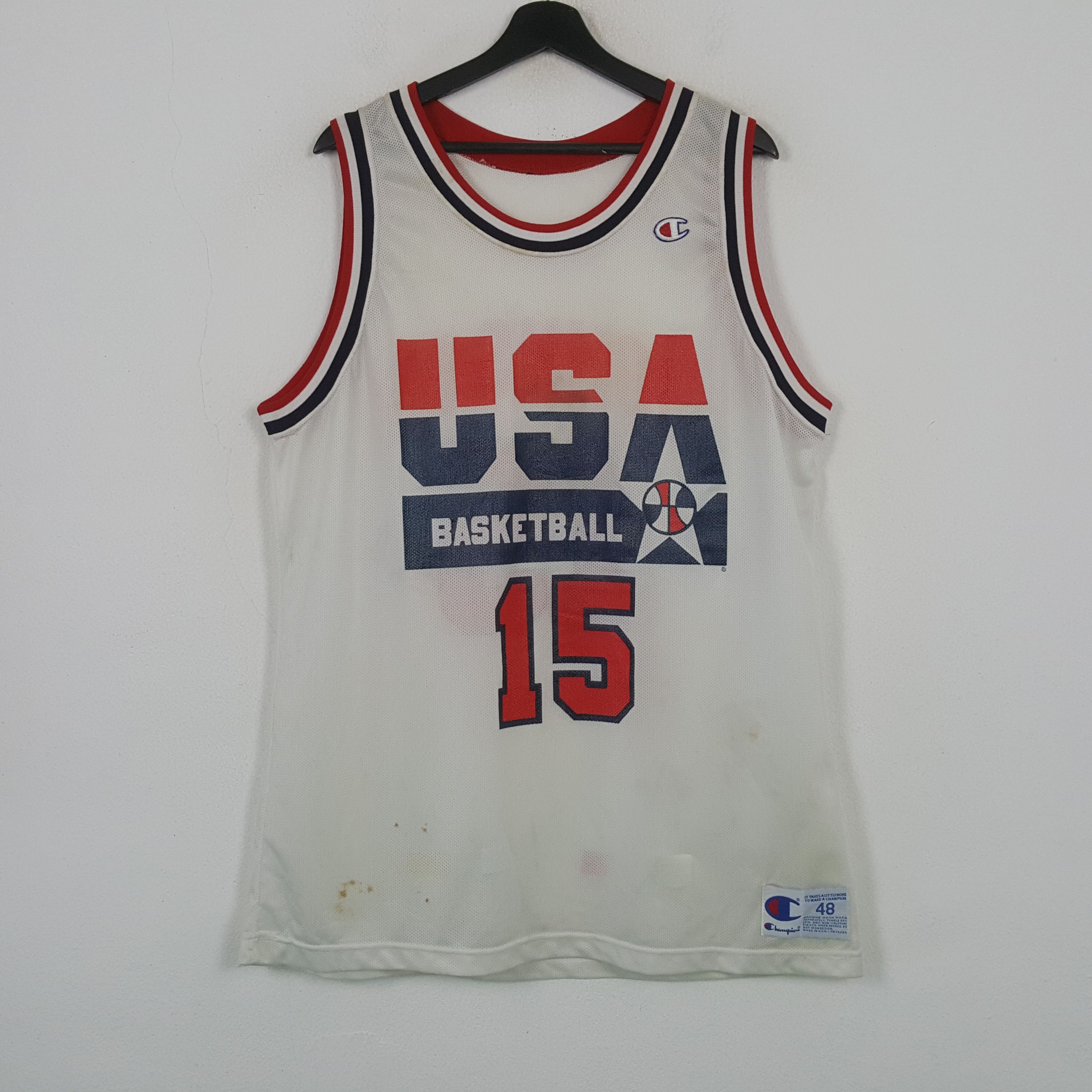Champion Johnson USA Basketball Team Jersey RR6 Size US XL / EU 56 / 4 - 1 Thumbnail