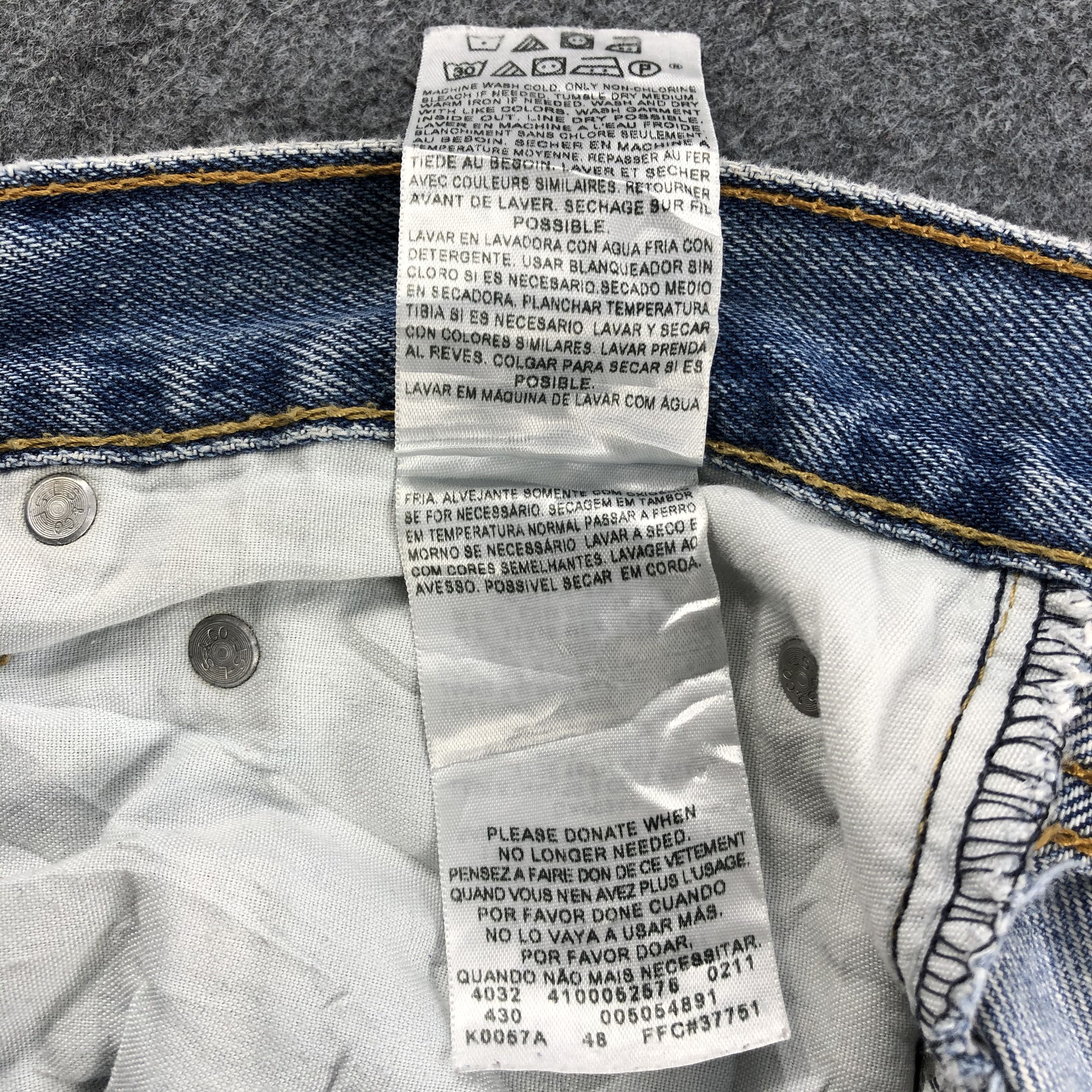 Levi's × Vintage Vintage Levis 505 Jeans-JM1314 Size US 35 - 11 Thumbnail