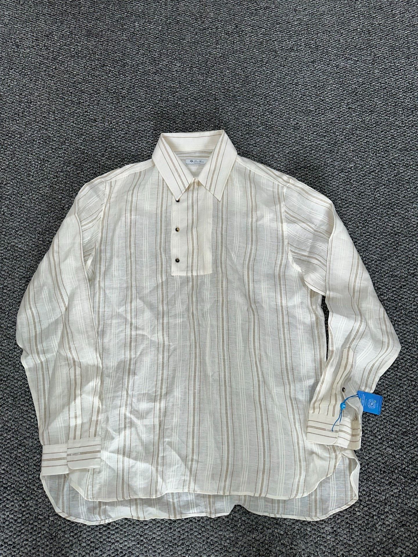 Loro Piana Loro Piana Linen Shirt XL Size US XL / EU 56 / 4 - 1 Thumbnail