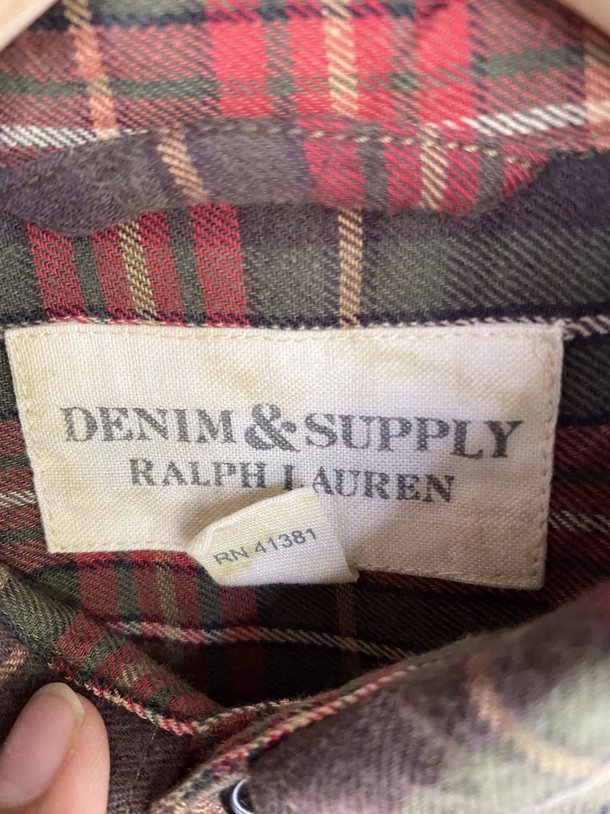 Polo Ralph Lauren Vintage Polo Ralph Lauren Plaid Tartan Flannel Shirt Size US XS / EU 42 / 0 - 5 Thumbnail