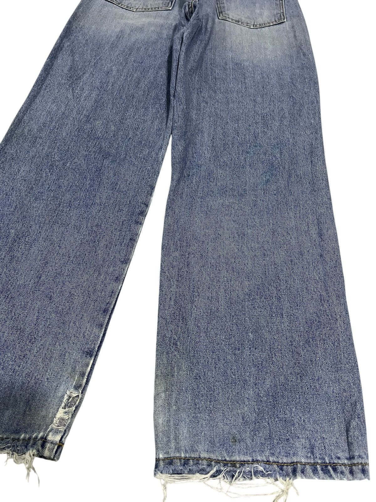 If Six Was Nine × Japanese Brand × Le Grande Bleu (L.G.B.) BAGGY💥 JAPANESE BRAND Y2K WASHED BLUE DENIM PANTS Size US 29 - 11 Thumbnail