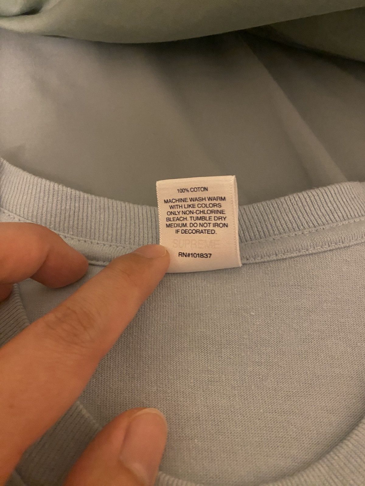 Supreme Supreme Leda And The Swan Tee light blue Size M Size US M / EU 48-50 / 2 - 4 Thumbnail