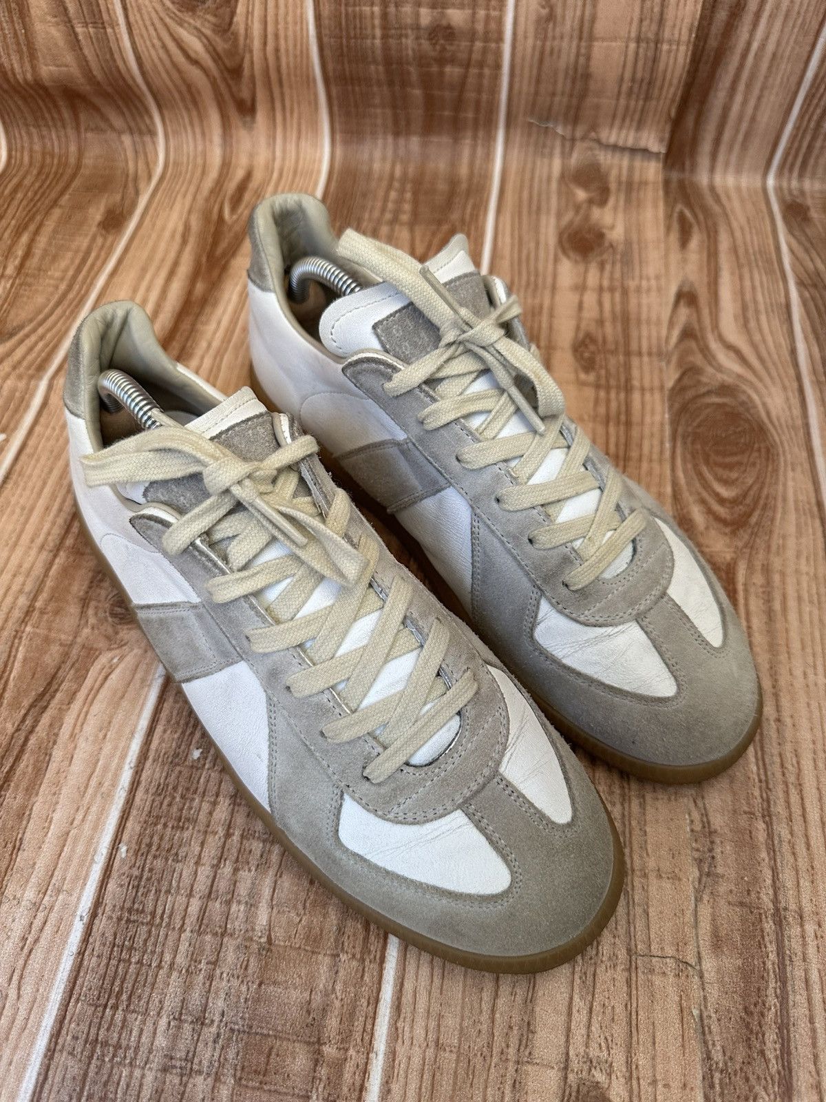 Maison Margiela Maison Margiela Replica GAT Gray/White Low Top Sneakers Size US 7.5 / EU 40-41 - 6 Thumbnail