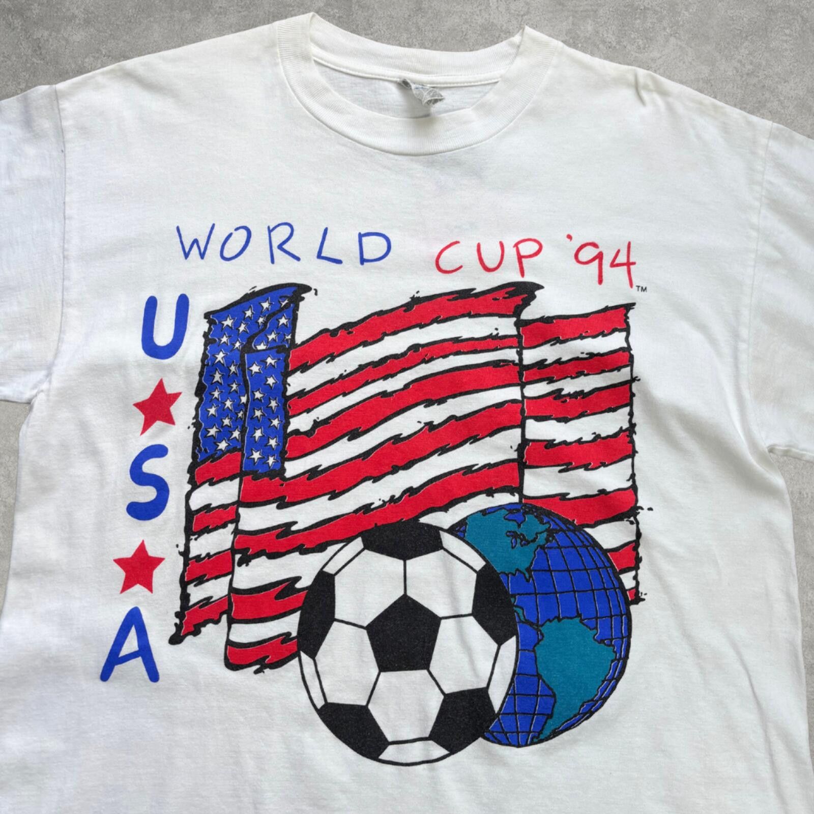 Other USA Adidas World Cup 1994 Vintage T-Shirt (L) Size US L / EU 52-54 / 3 - 3 Thumbnail