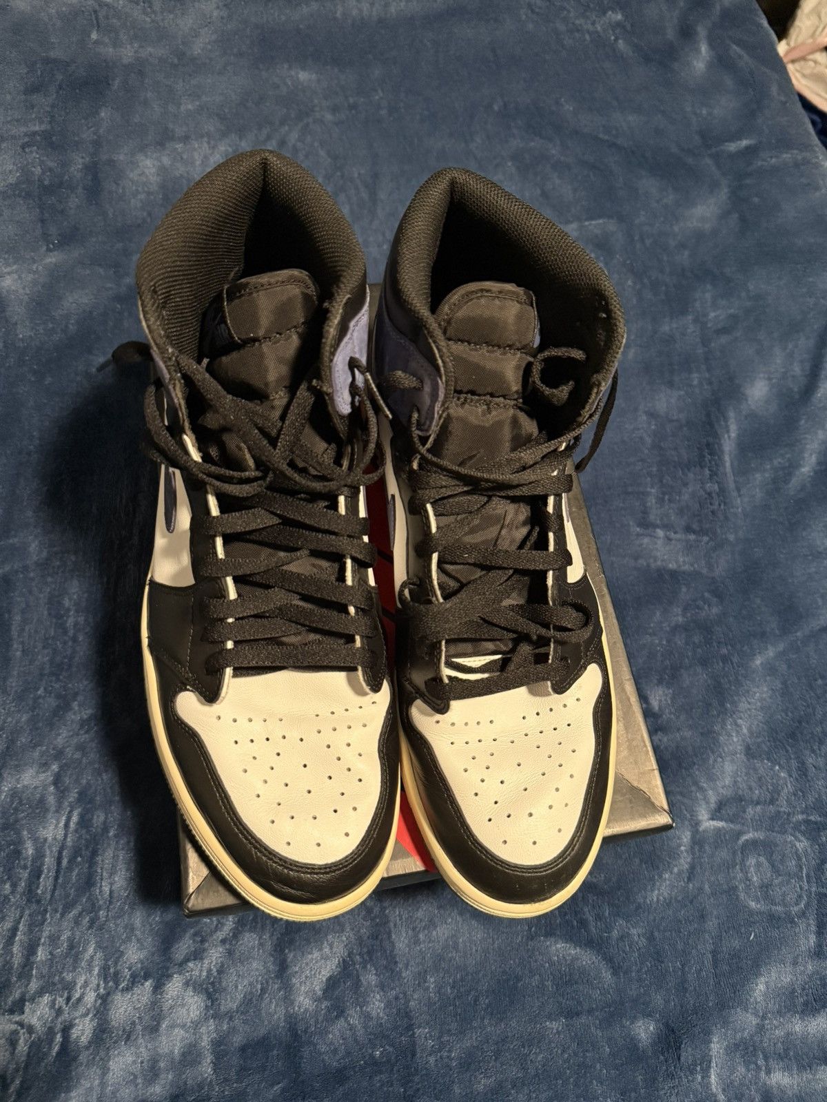 Jordan Brand Jordan 1 High Blue Moon Size US 13 / EU 46 - 4 Thumbnail