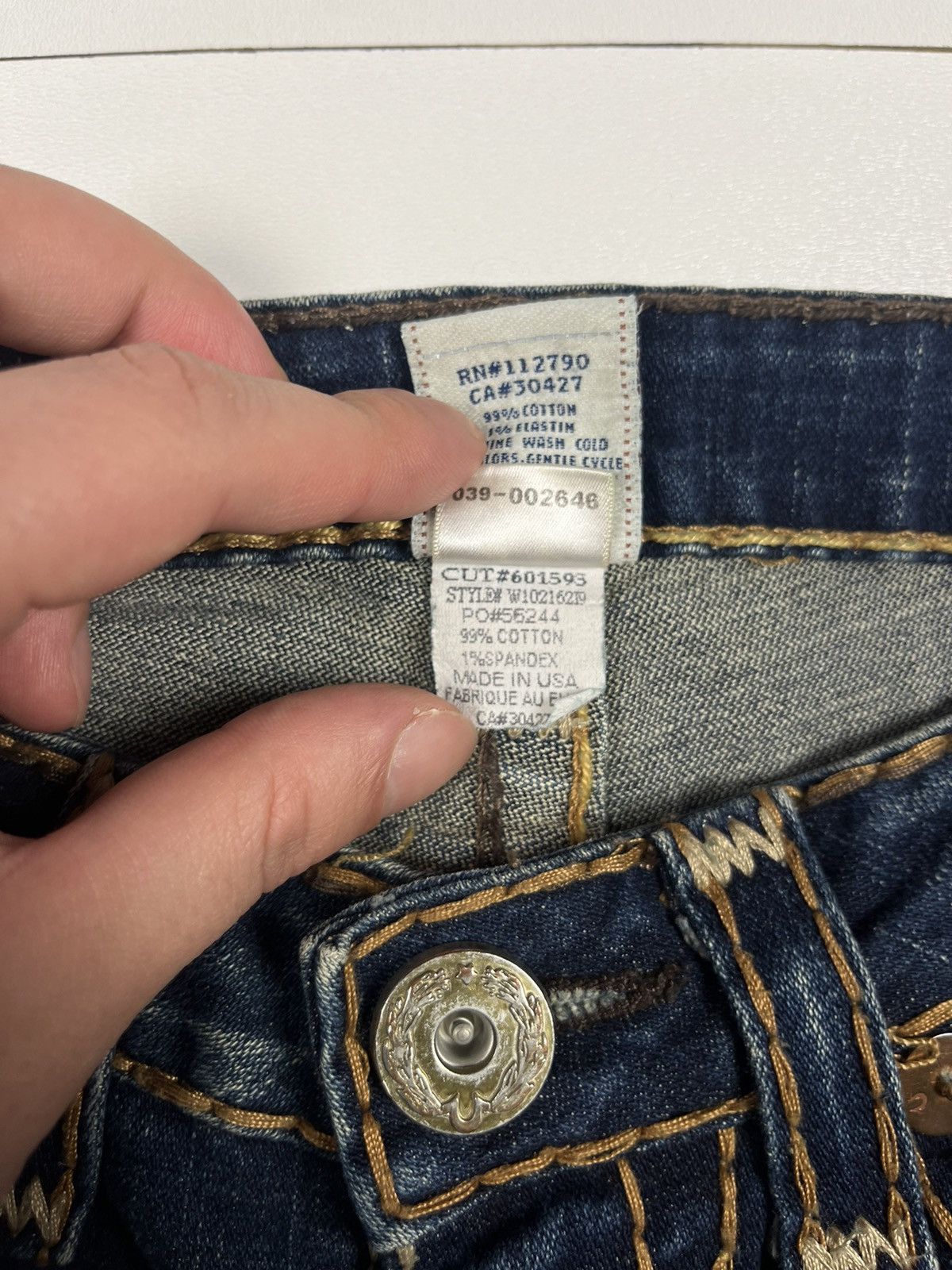 True Religion True Religion vintage USA Low Rise Denim jeans Pants Size 27" / US 4 / IT 40 - 11 Thumbnail
