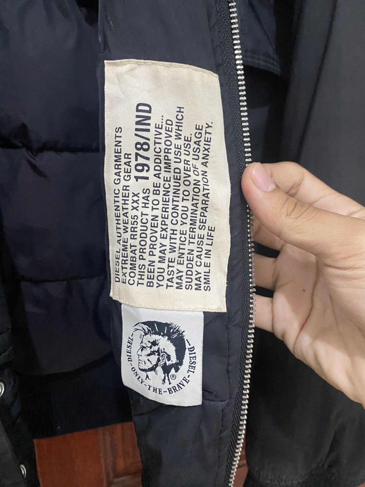 Diesel Rare Diesel Eco Fur W-Burke Puffer Bondage Jacket Size US M / EU 48-50 / 2 - 17 Thumbnail