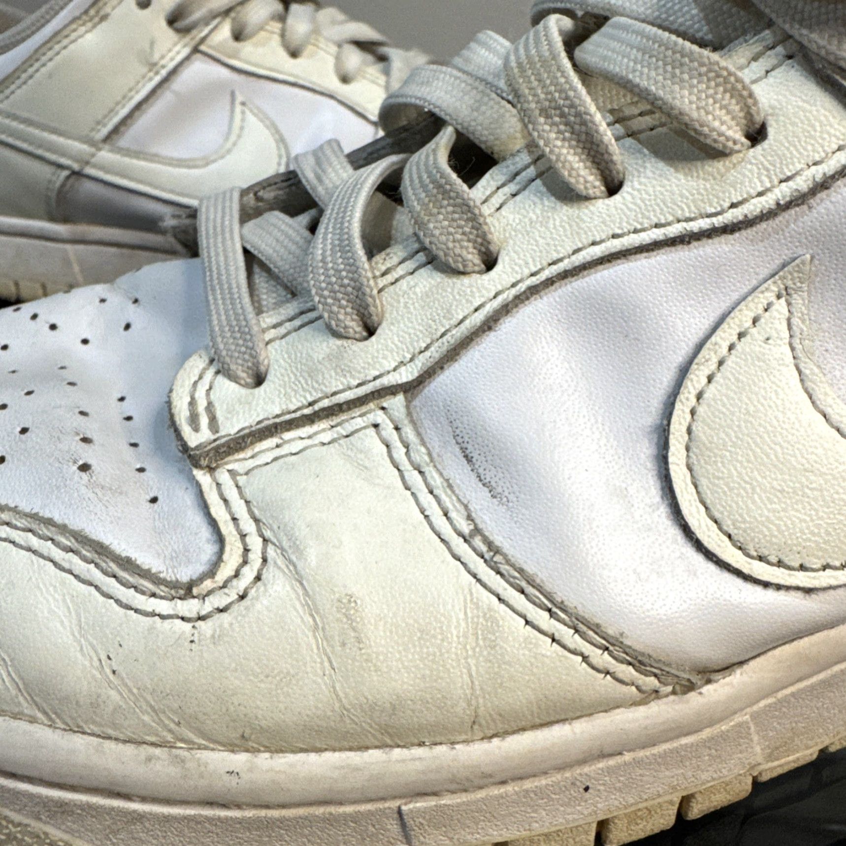 Nike DD1503-121 Nike Dunk Low Retro Coconut Milk Cream Sail Ivory Beige W Size 10.5 Women Sneaker Low Top Athletic Beige Nike Dunk Low Womens 10.5 Size US 11 / IT 41 - 3 Thumbnail